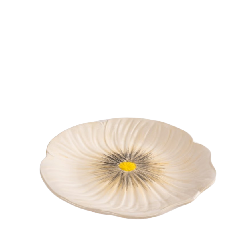 Poppy desserttallerken, beige - Ø21 cm.