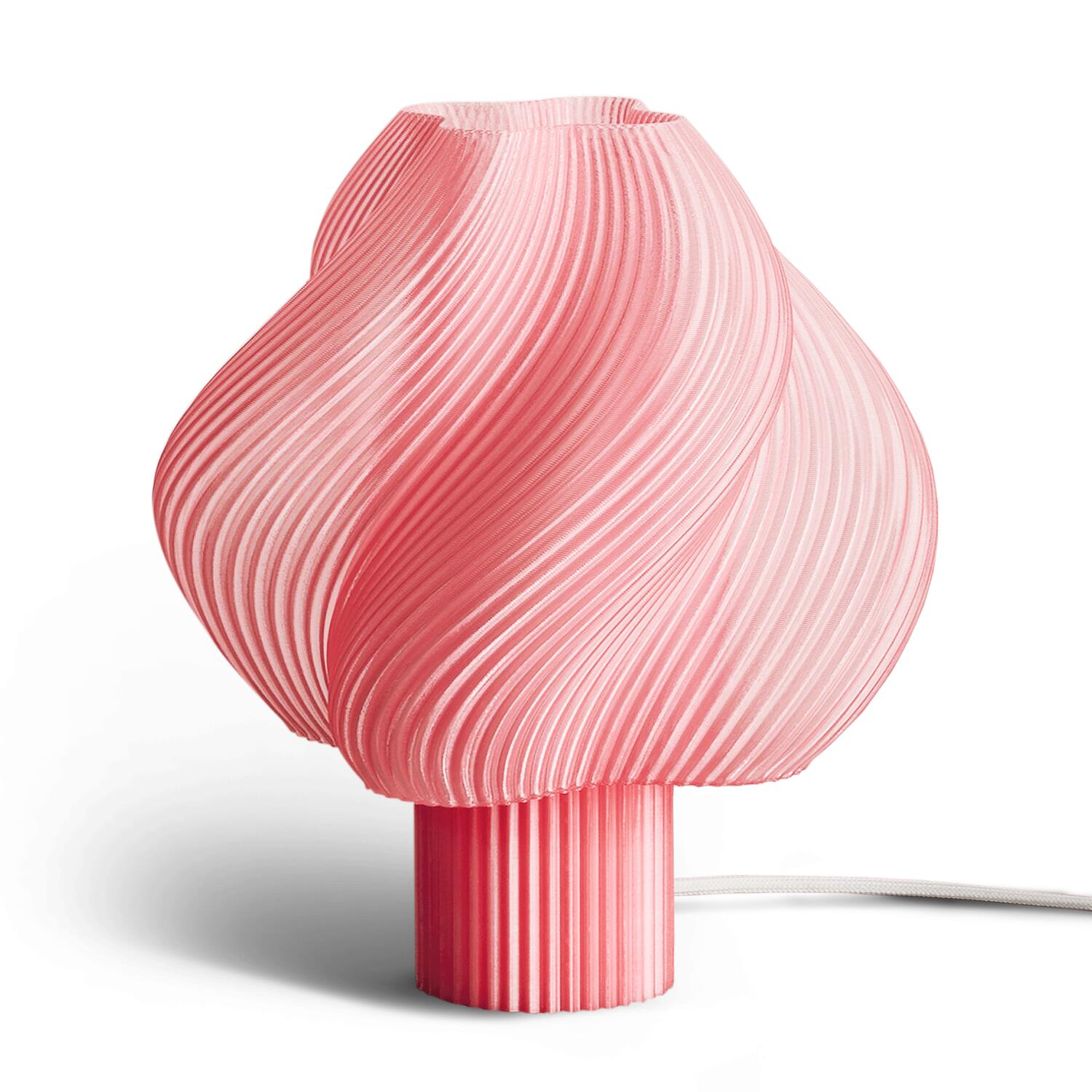 Soft Serve bordlampe, H34 cm - Peach