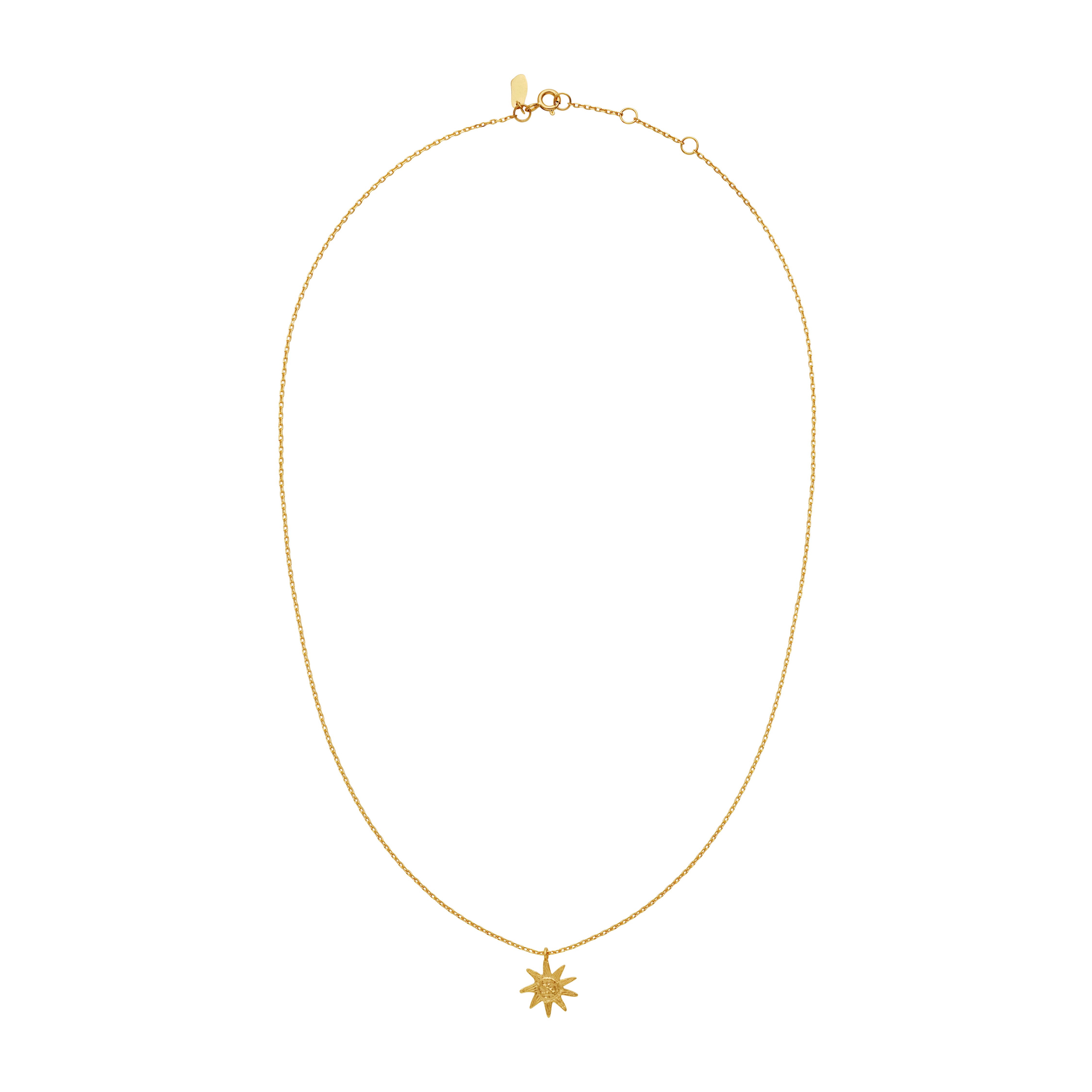 Soleima halskæde - forgyldt