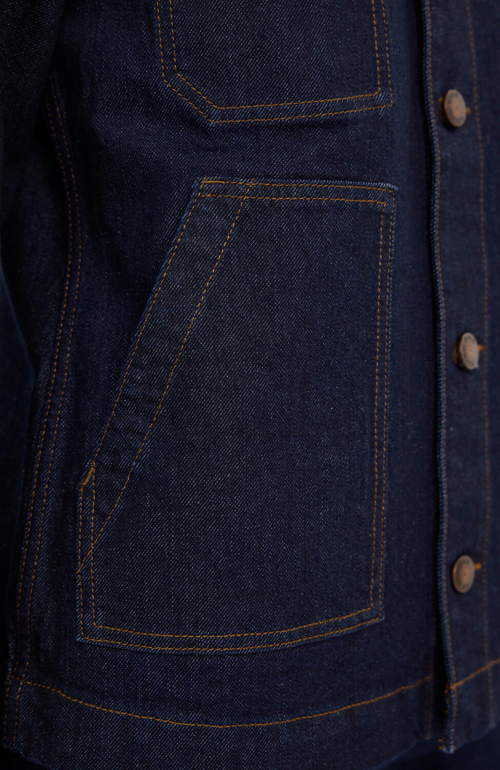 StellaFV denimjakke - Dark Rinse Denim