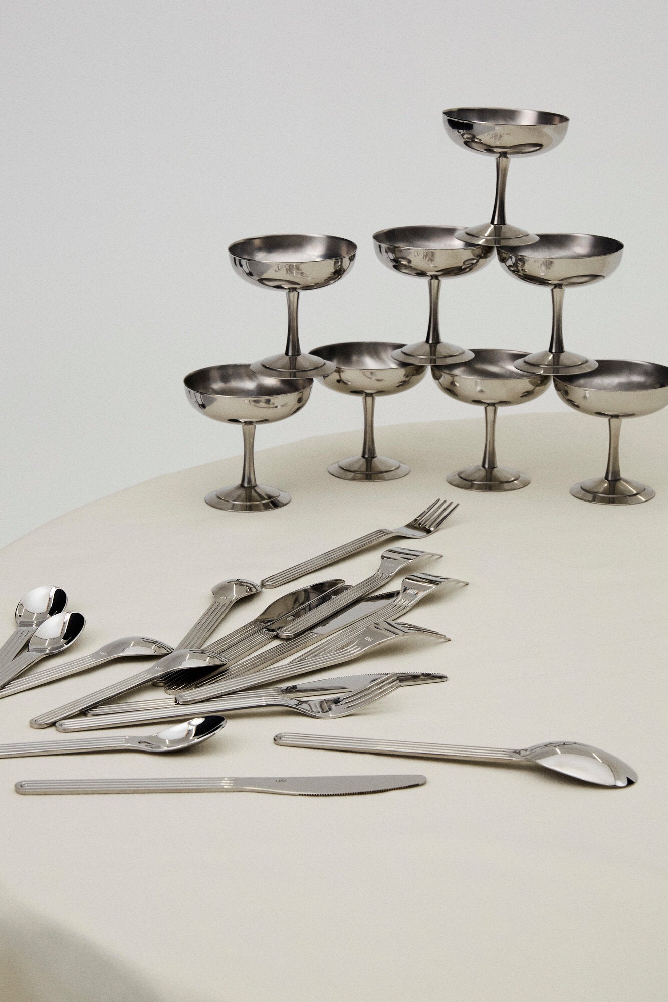 Sunday gafler, Stainless steel - 5 stk