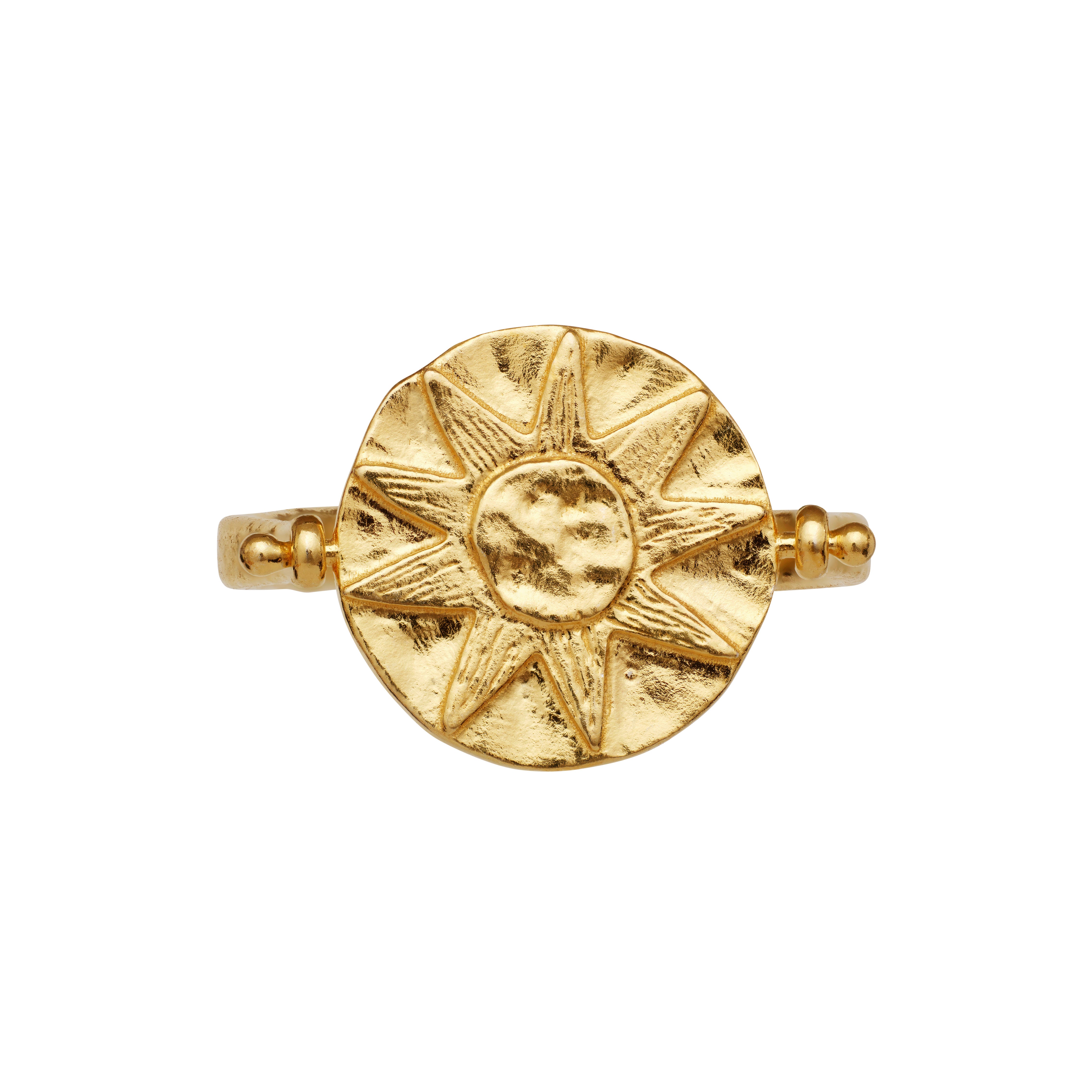 Sunna ring - forgyldt
