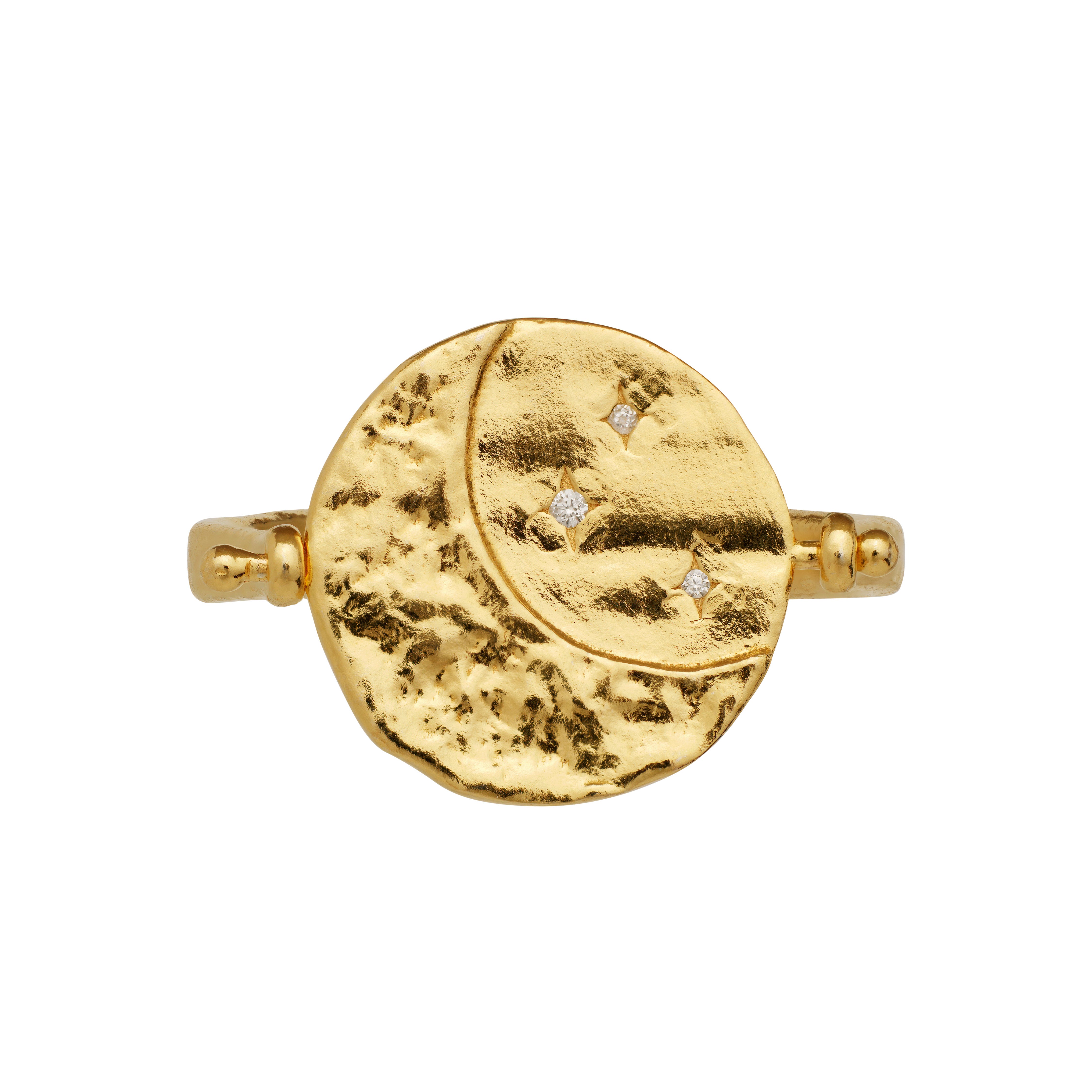 Sunna ring - forgyldt