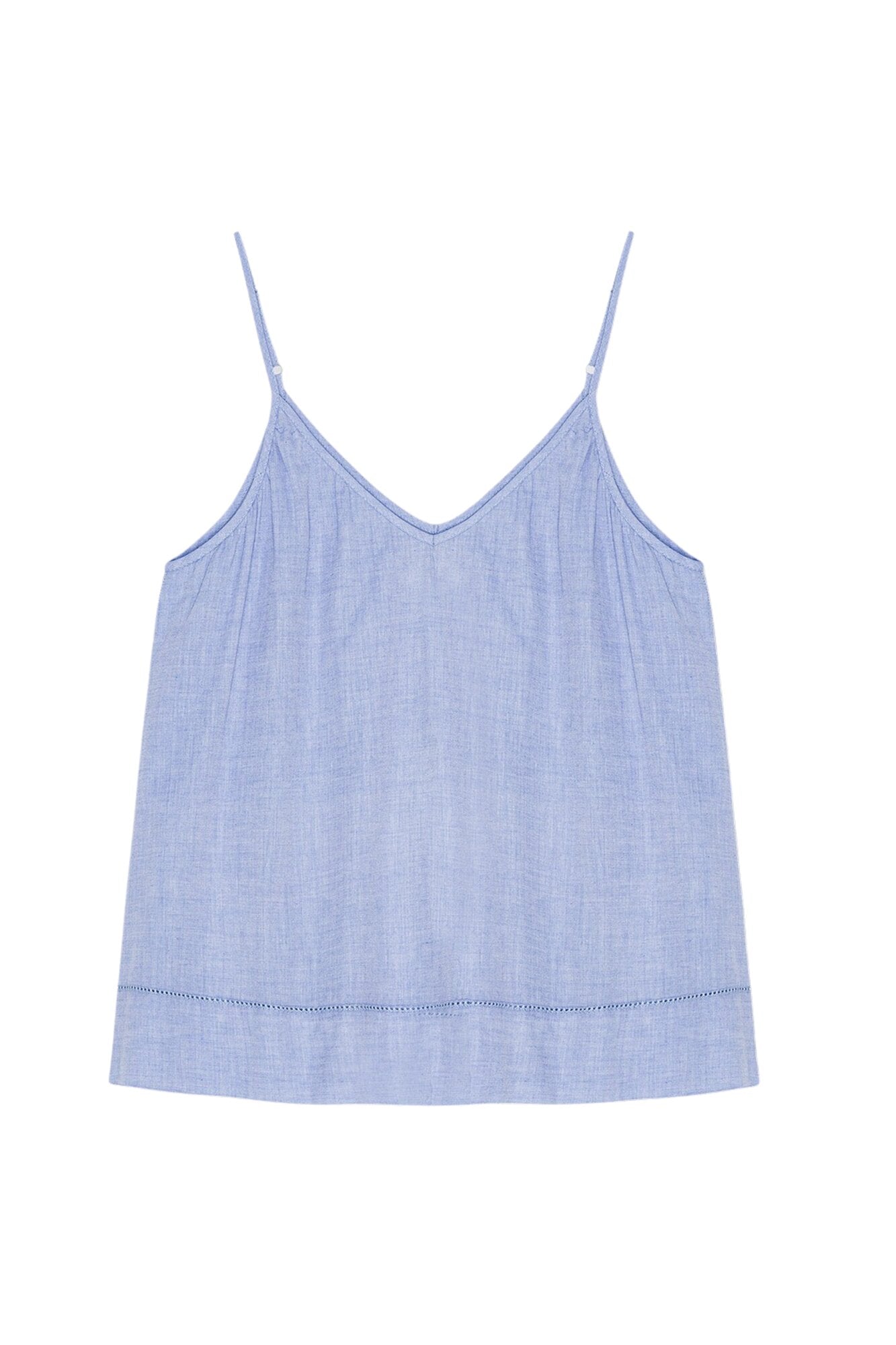 Sunshine chambray top - Light Blue