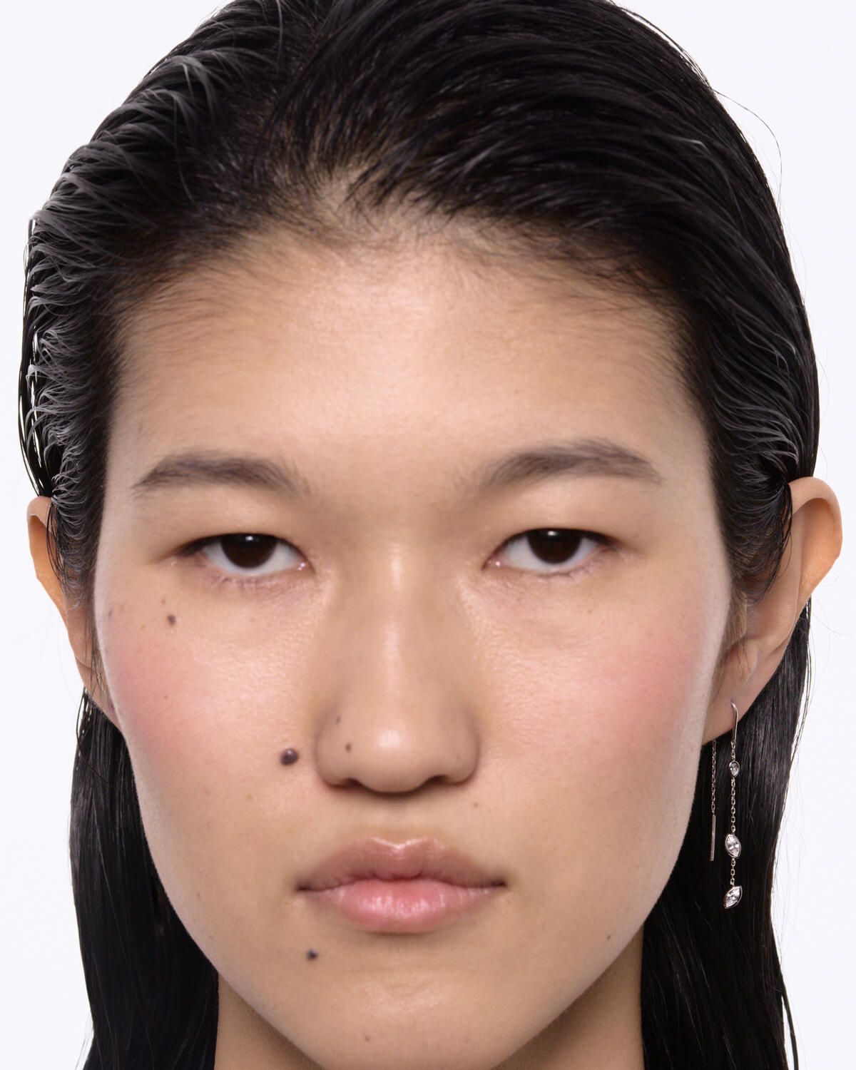 Swift 02 ørering, sølv - 5 cm.