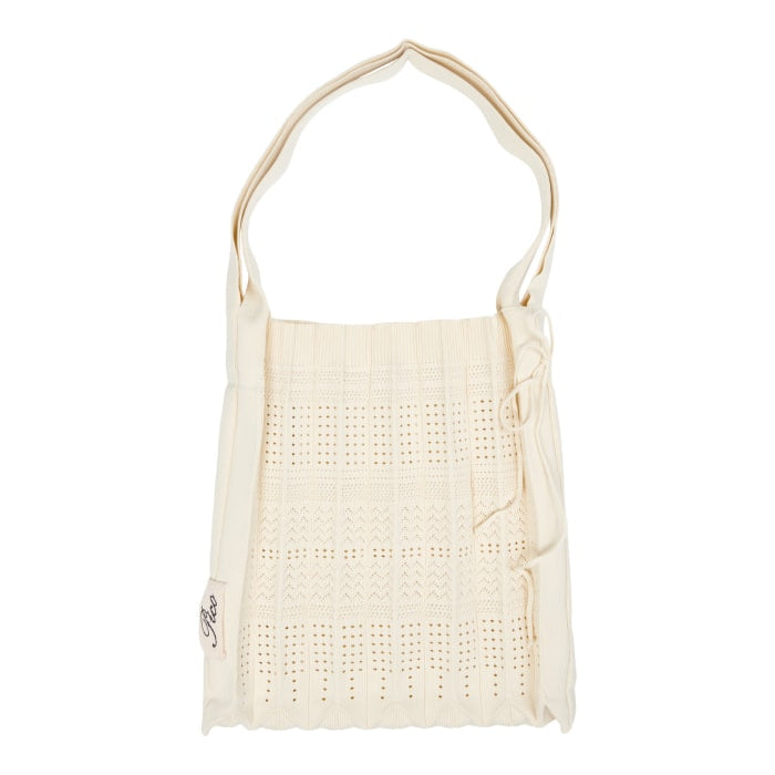 Rosalia strikket shopper - Ivory Lace