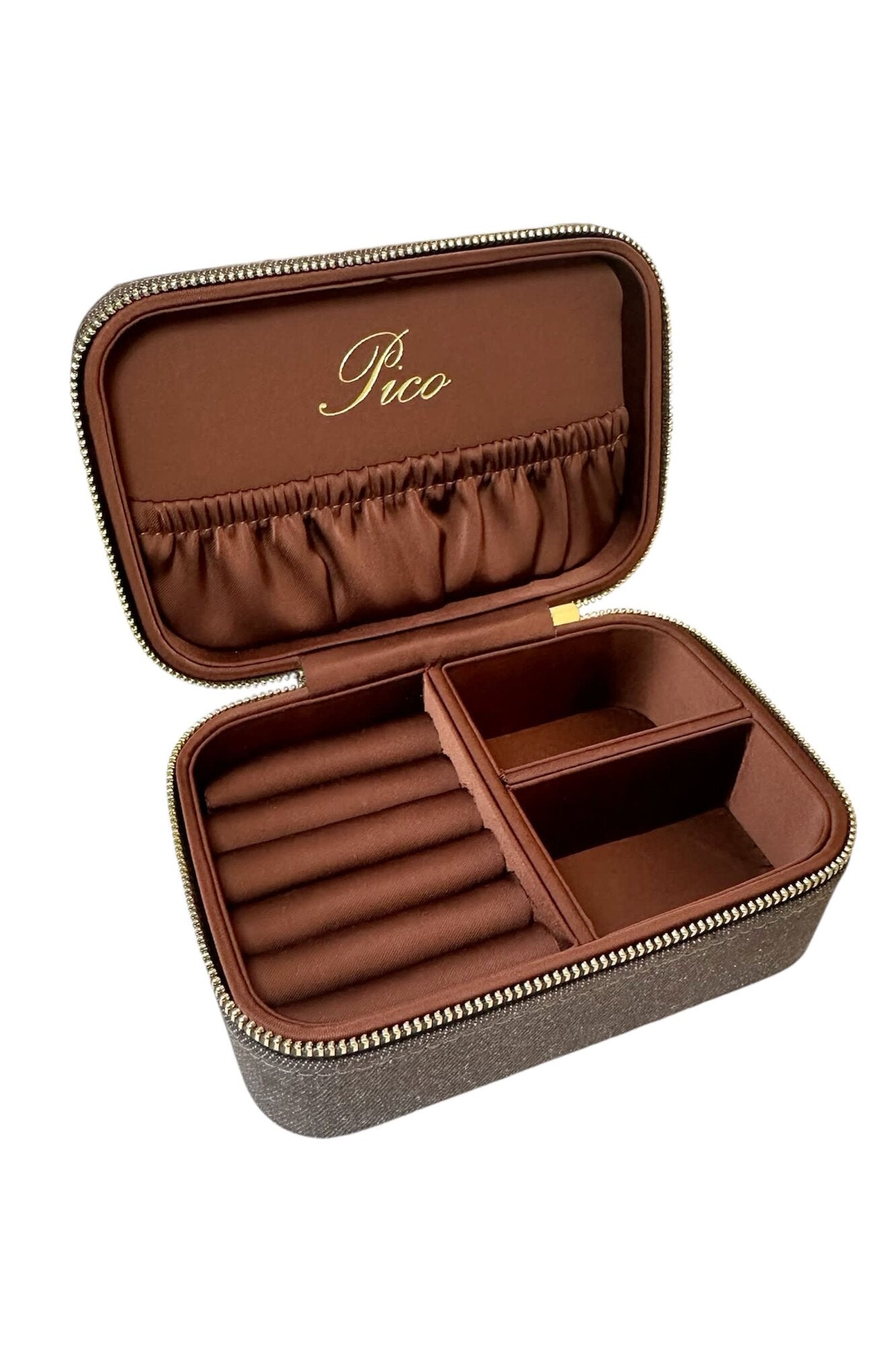 Smykkeskrin, stor - Chocolate Denim