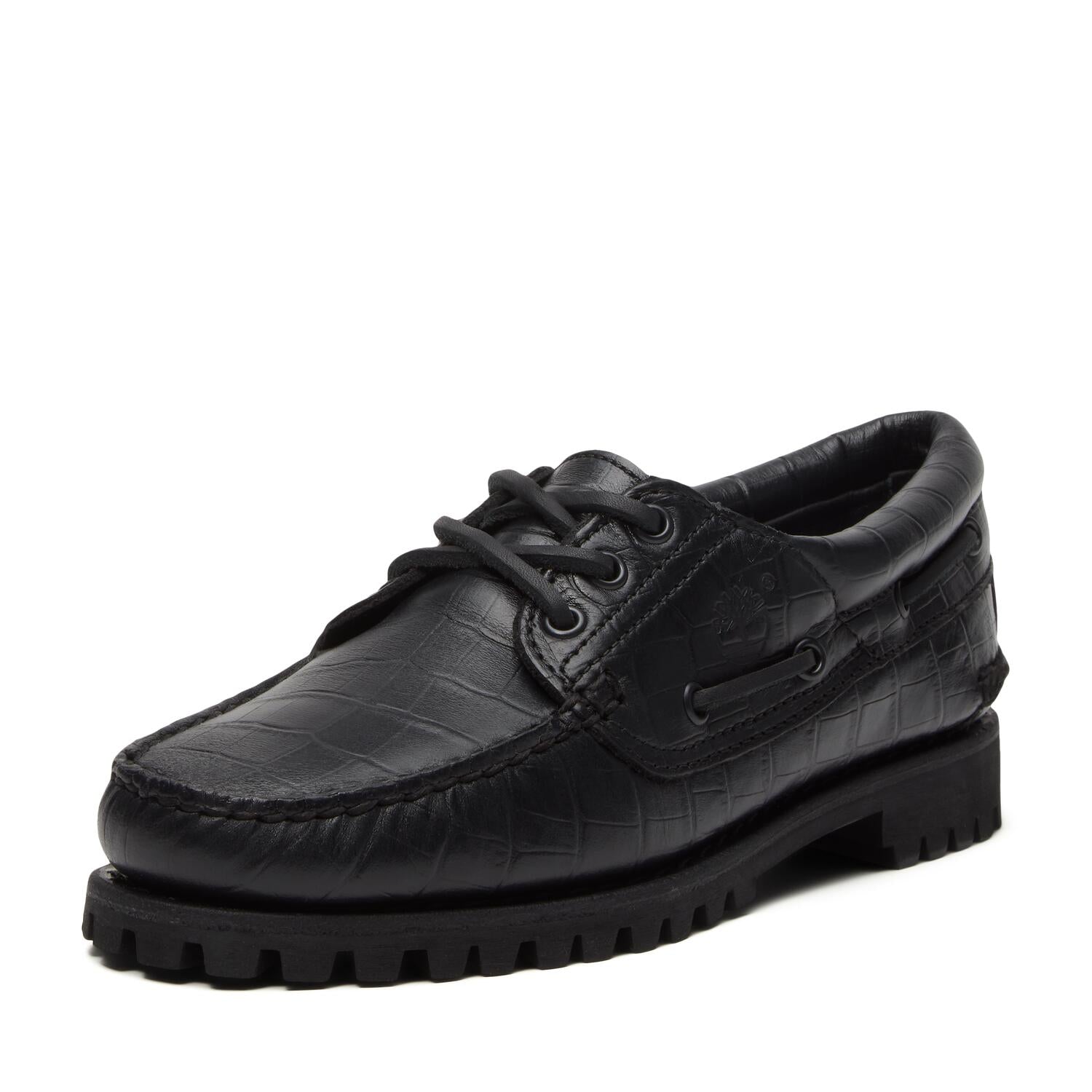 Authentic Black Full Grain loafers – Crocodile
