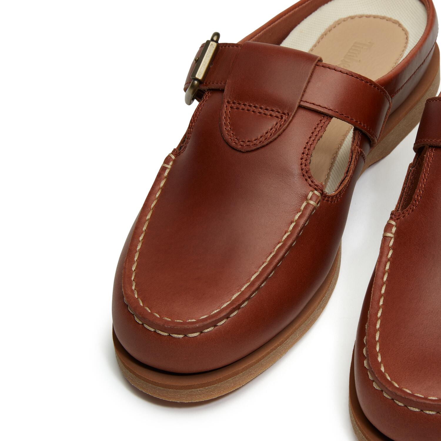 Classic Boat clogs - Rust Full Grain