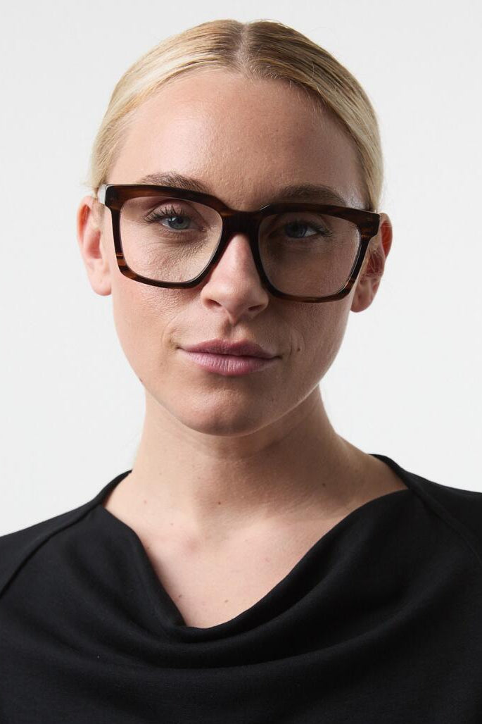 Therese læsebrille - mørkebrun