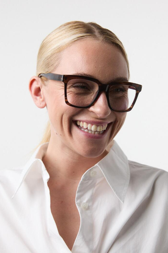 Therese læsebrille - mørkebrun