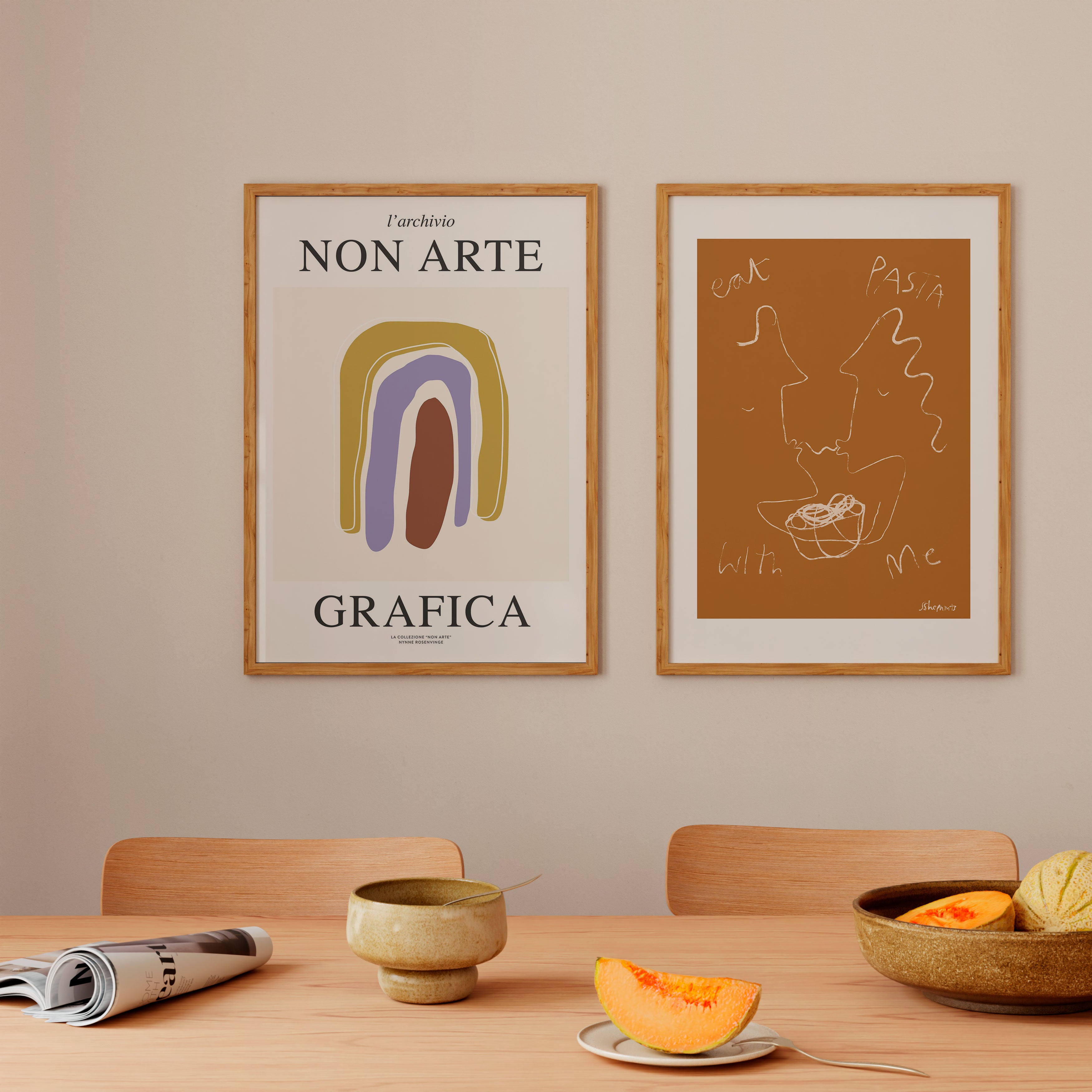 TPC x Nynne Rosenvinge plakat, Non arte grafica 03 - 30x40 cm.