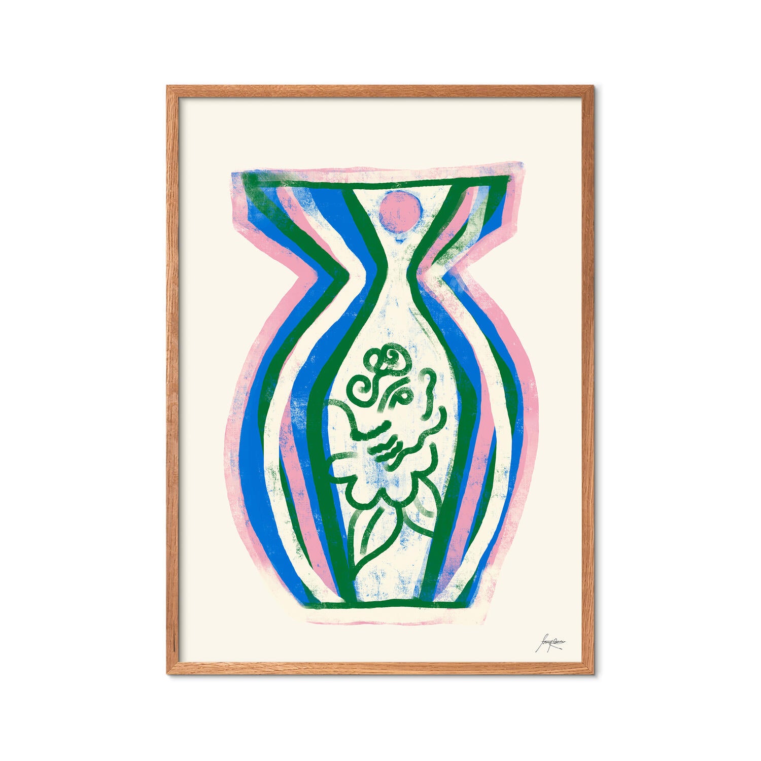 Summer Vase 02 plakat - 50 x 70 cm
