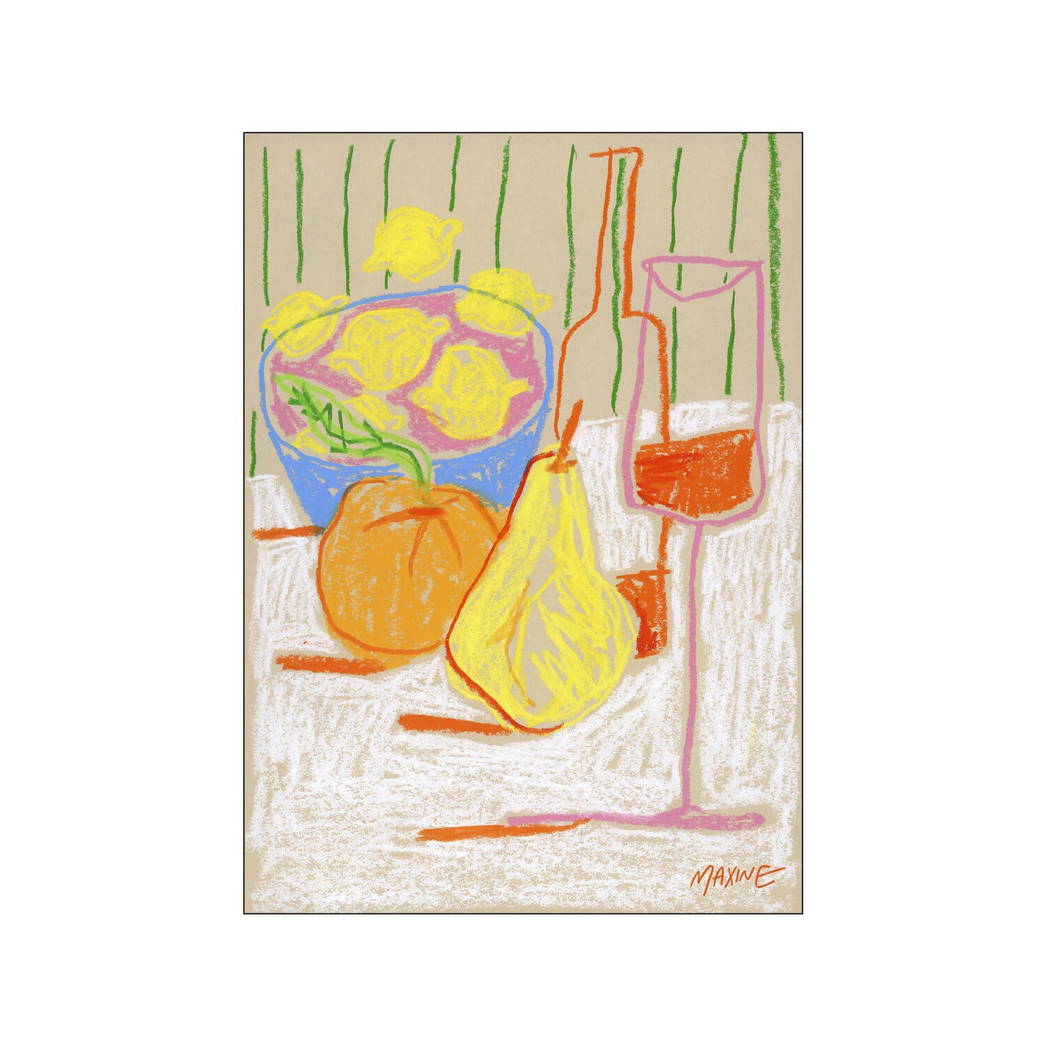 Late Afternoon Still Life plakat - 30 x 40 cm