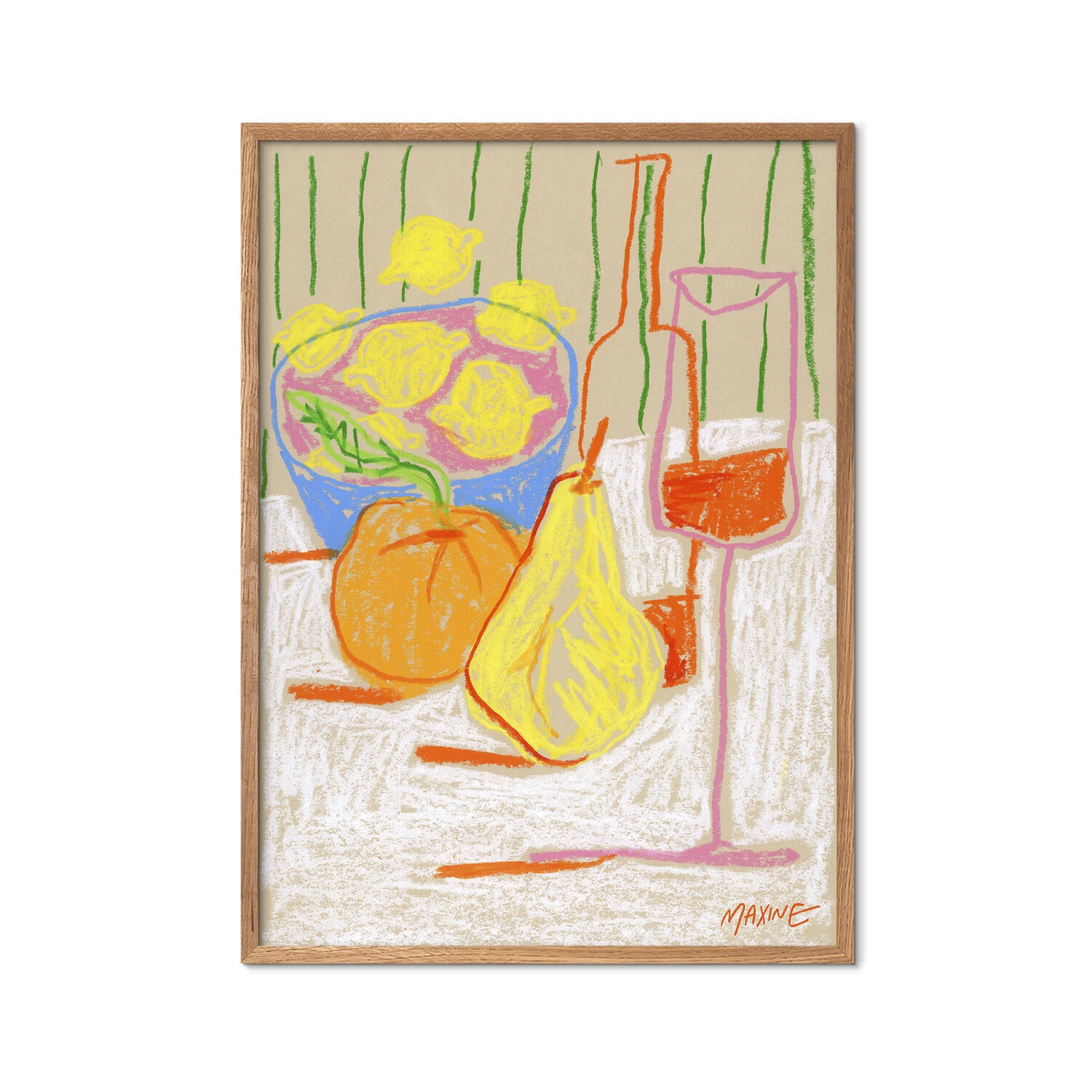 Late Afternoon Still Life plakat - 30 x 40 cm