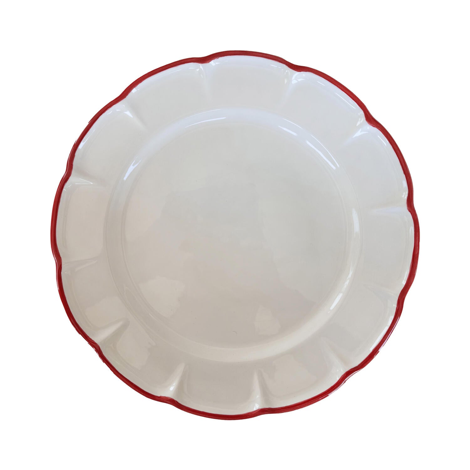 Dolcevita Filo middagstallerken, Ø26 cm - Rød