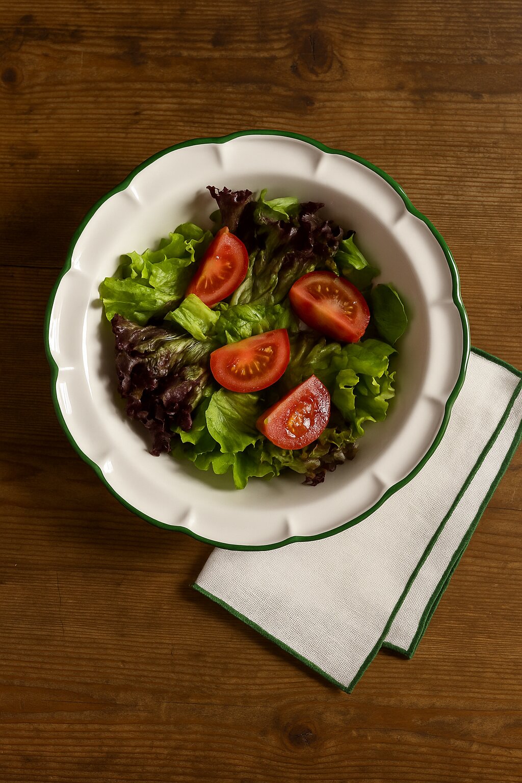 Dolcevita Filo Salatskål, Ø33 cm - Mørkegrøn