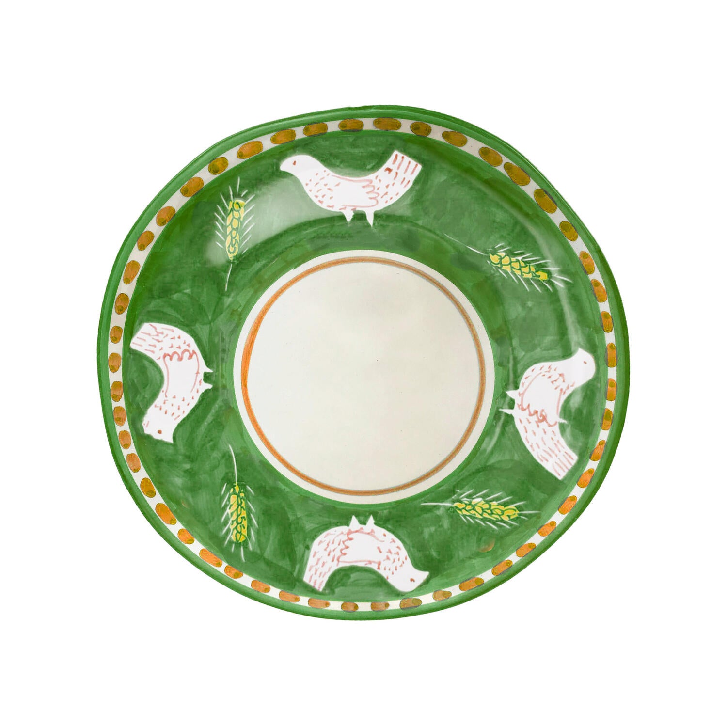 Piuma desserttallerken, Ø23 cm - Grøn