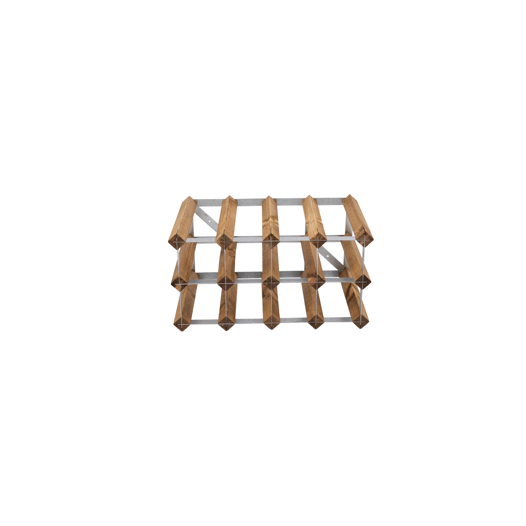 Vinreol, 12 flasker - lys eg