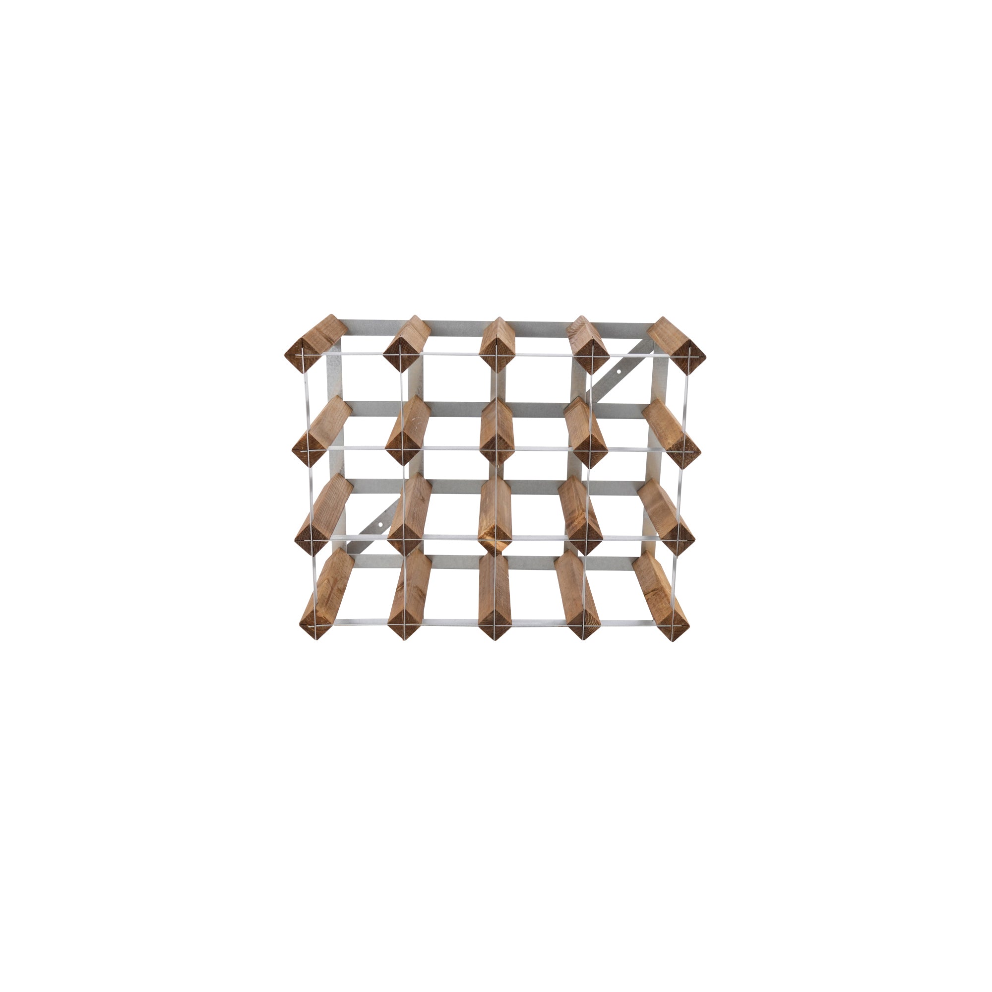 Vinreol, 16 flasker - lys eg