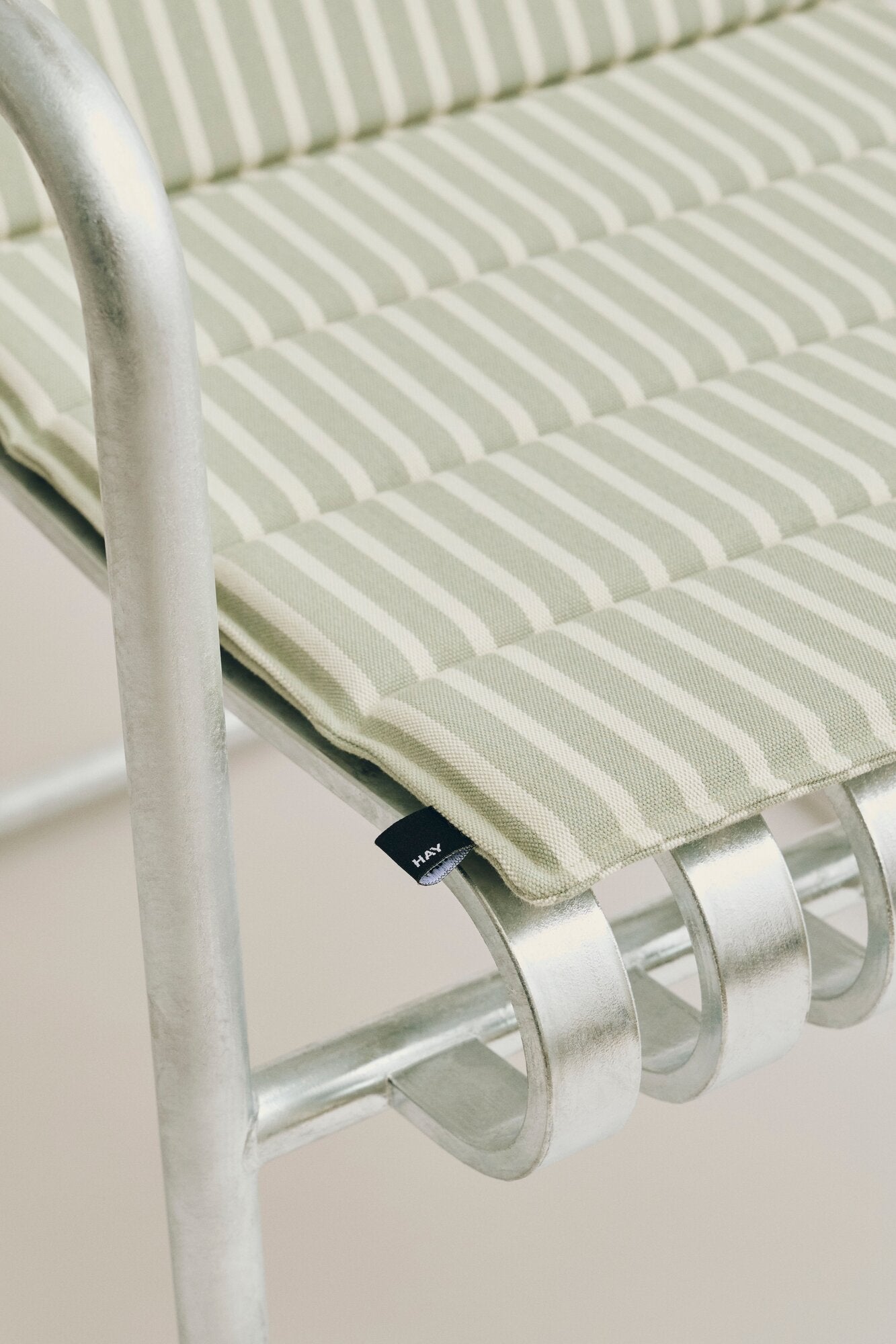 Terrazza Folding havehynde, 82x40 cm - Grey Bold Stripe