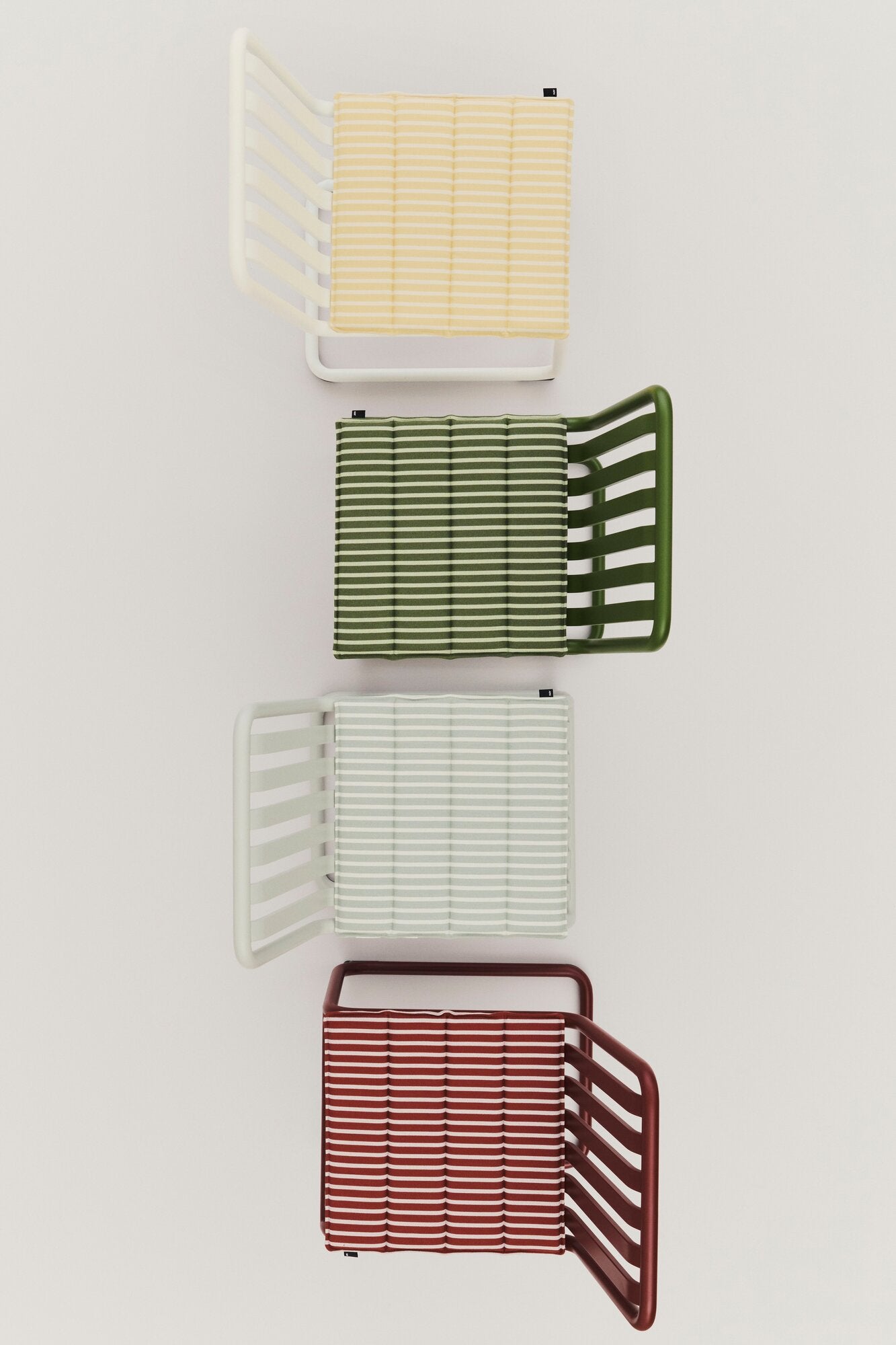 Terrazza havehynde, 40x40 cm - Olive Bold Stripe