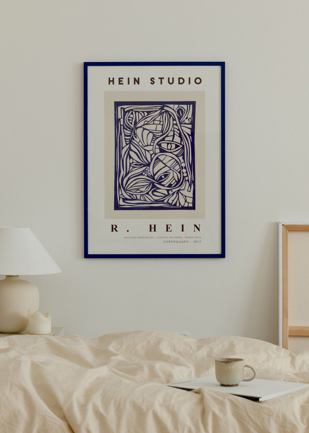 Hein Studio Wonderland no. 02 plakat, blå - 30x40 cm
