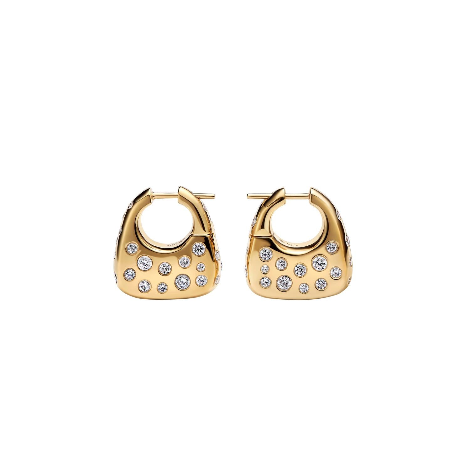 Tote Flash ørering - forgyldt