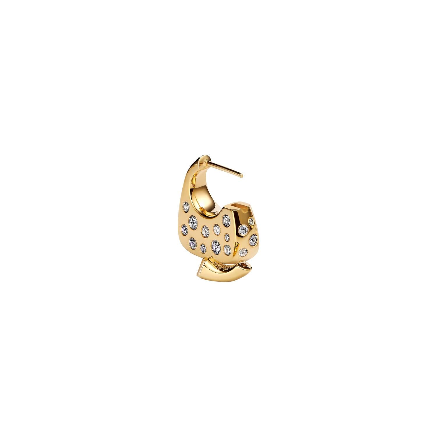 Tote Flash ørering - forgyldt