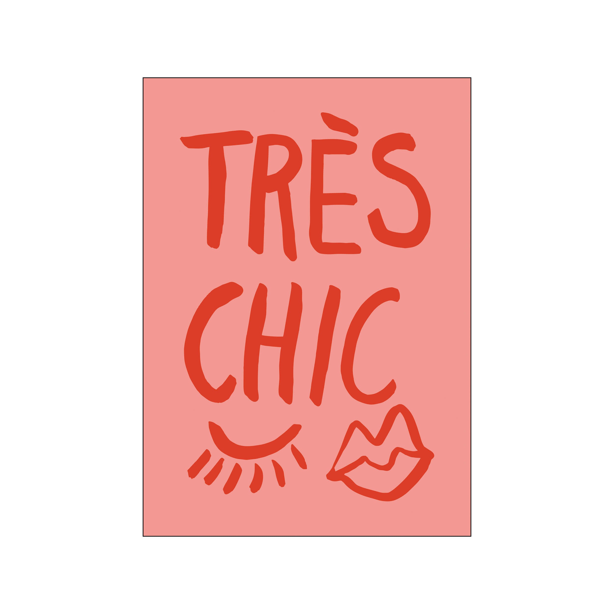 TrAus Chic Pink plakat