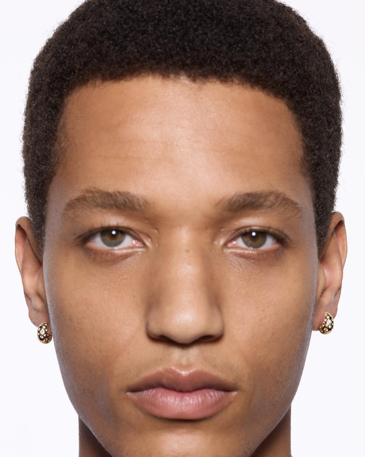 Tryvann Popcorn ørering - forgyldt