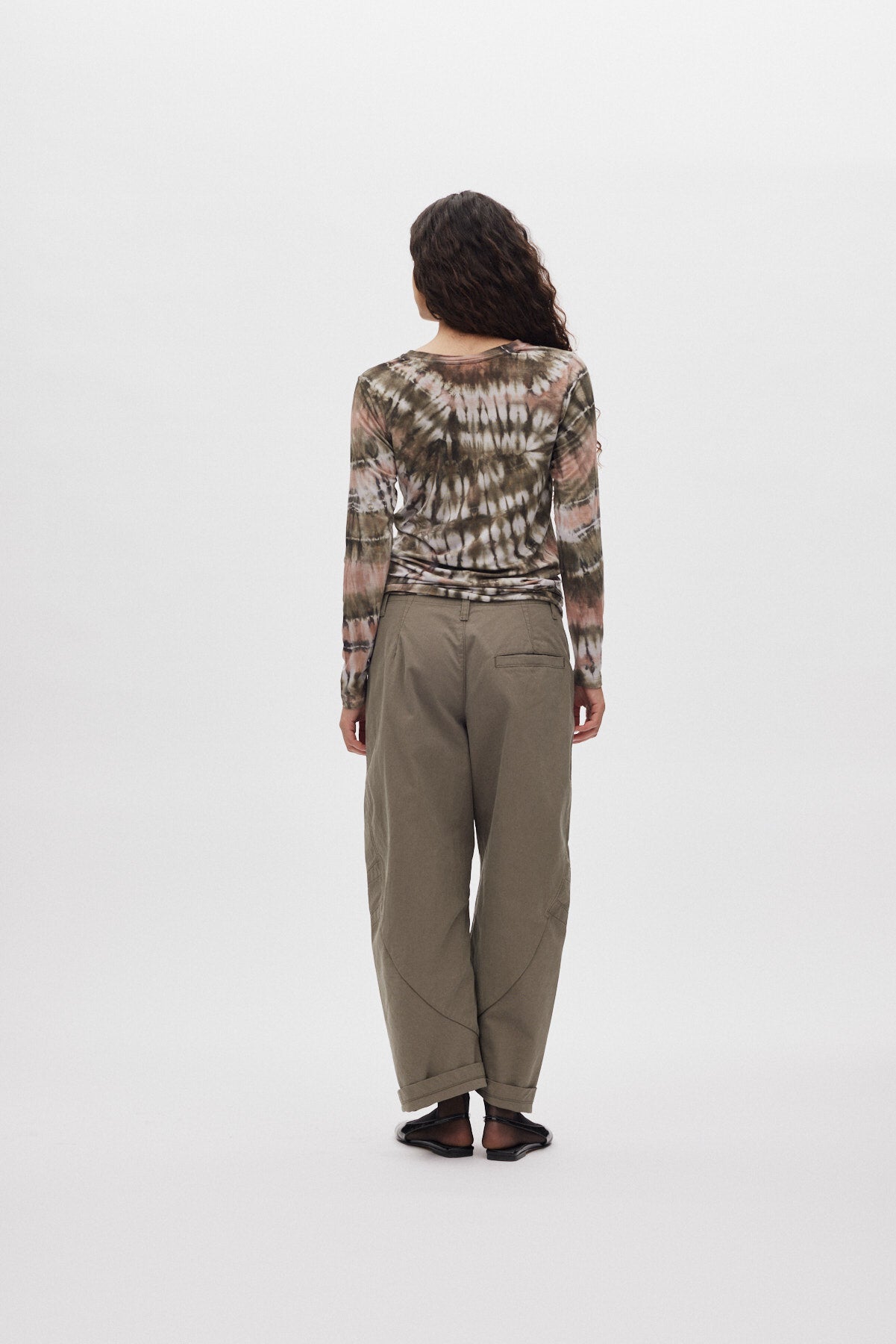 October Utility shaped pants - Asphalt