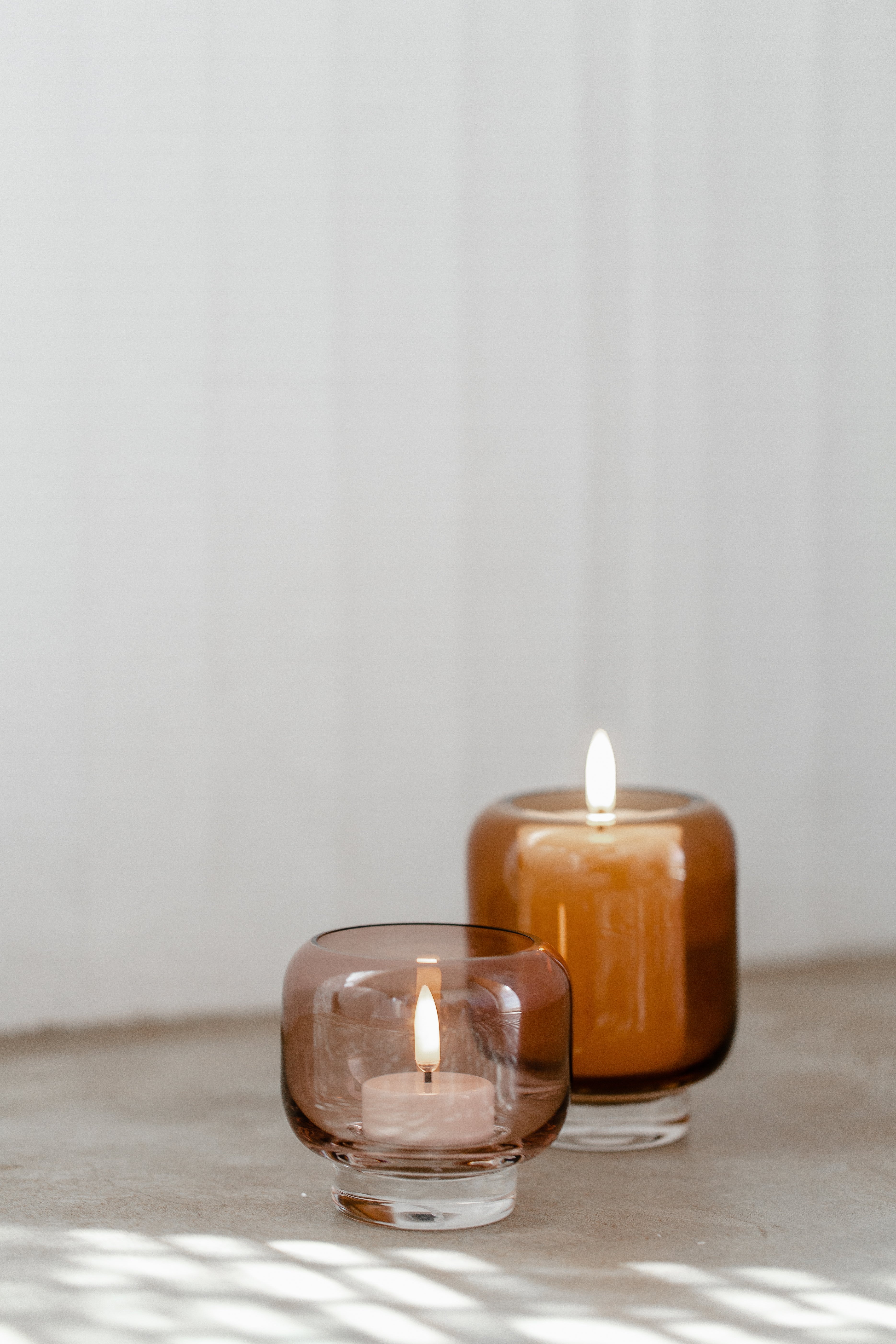 LED Pillar lys, Nordic White - H5 cm.