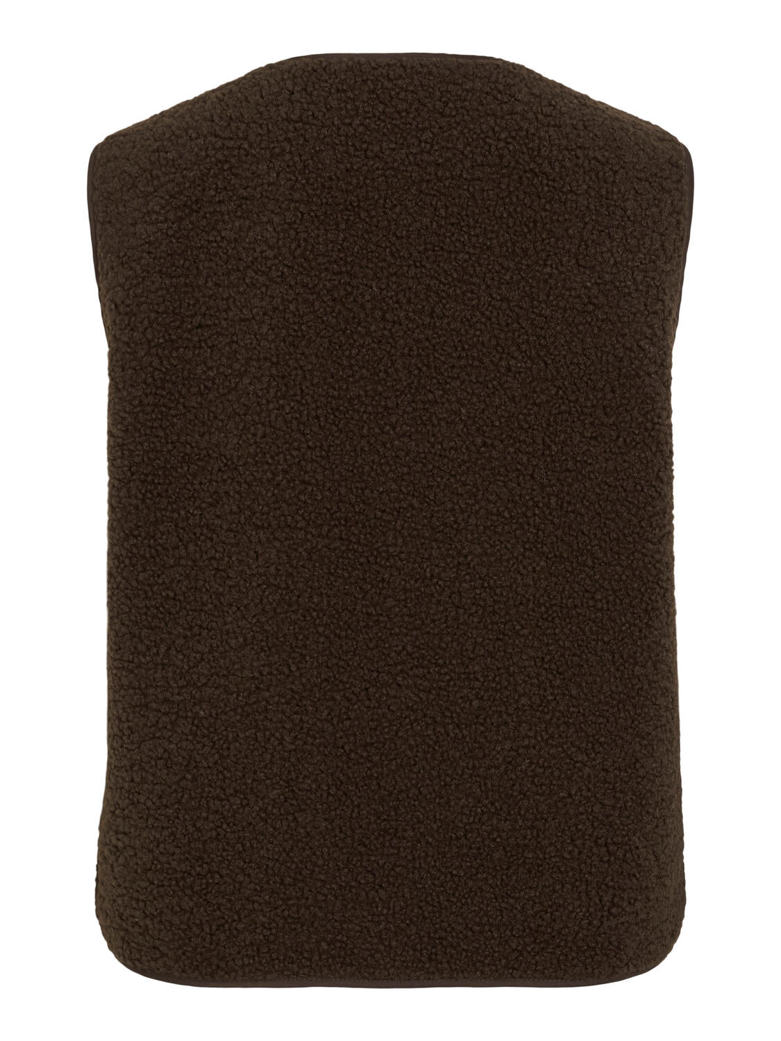 Viada teddy vest - Coffee Bean