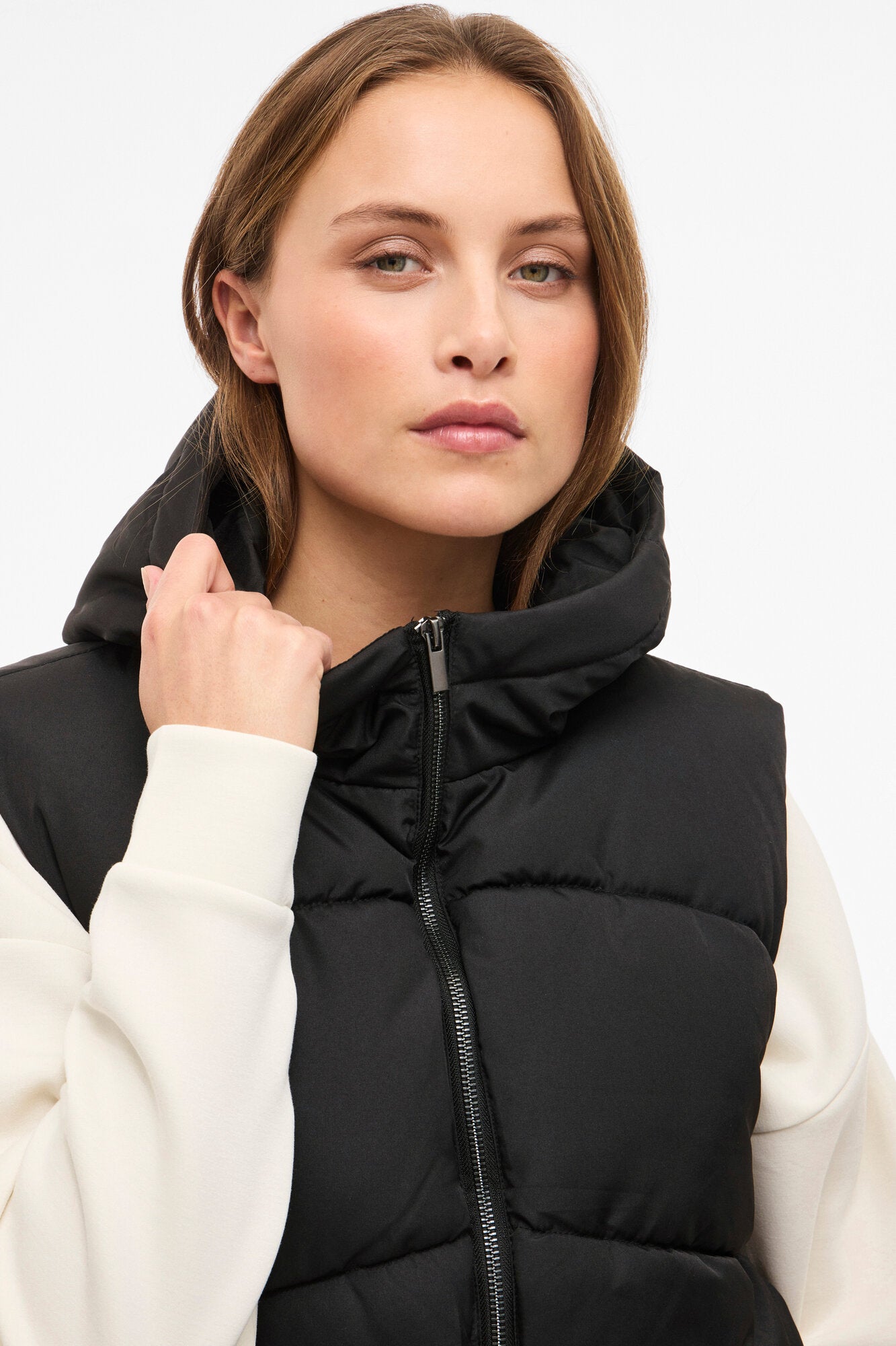 Vikarla puffer vest - sort