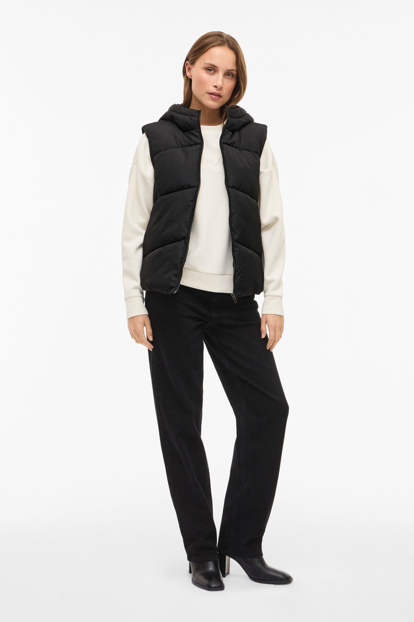 Vikarla puffer vest - sort