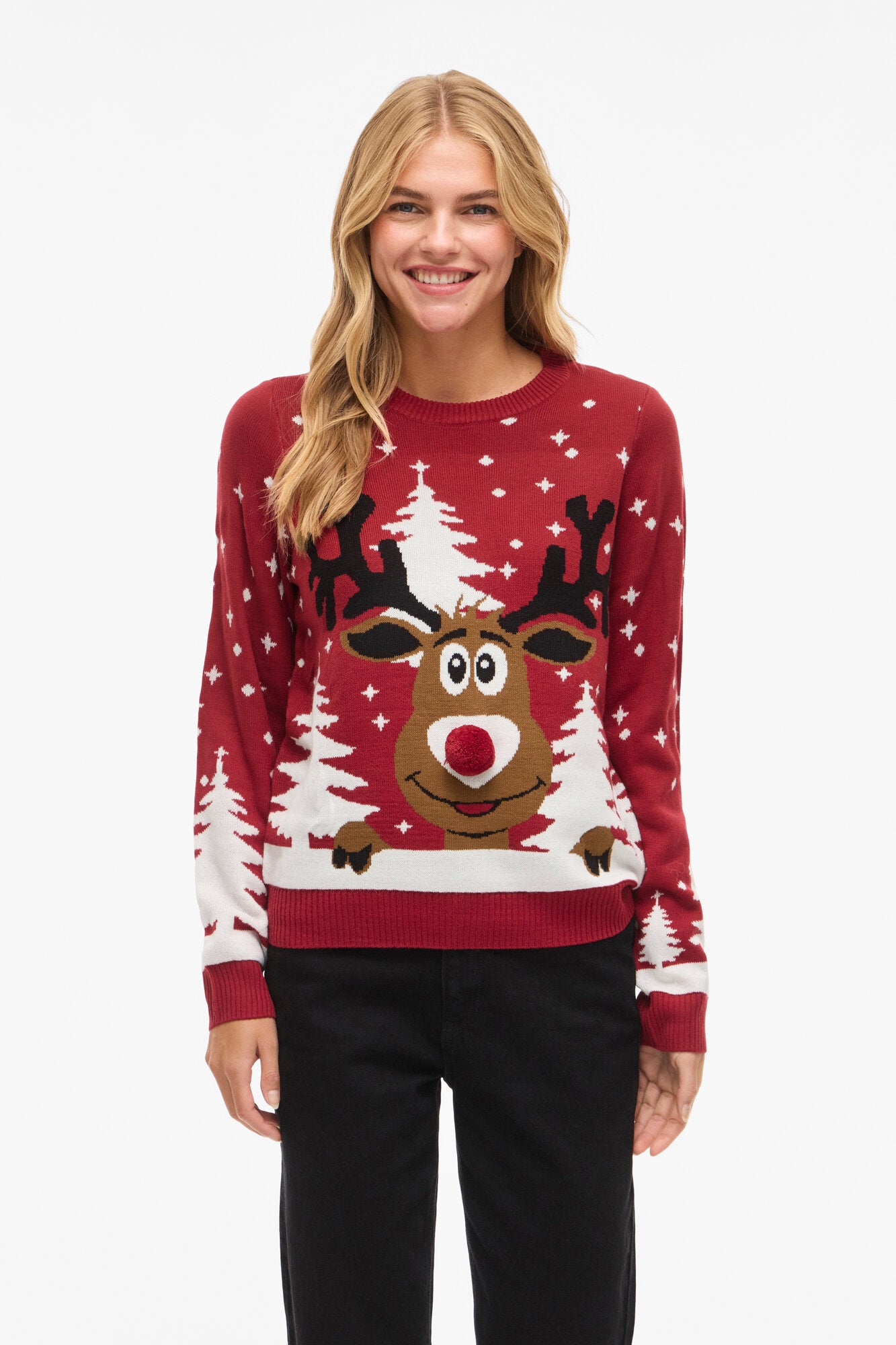 Vichristie striktrøje - Pompeian Red