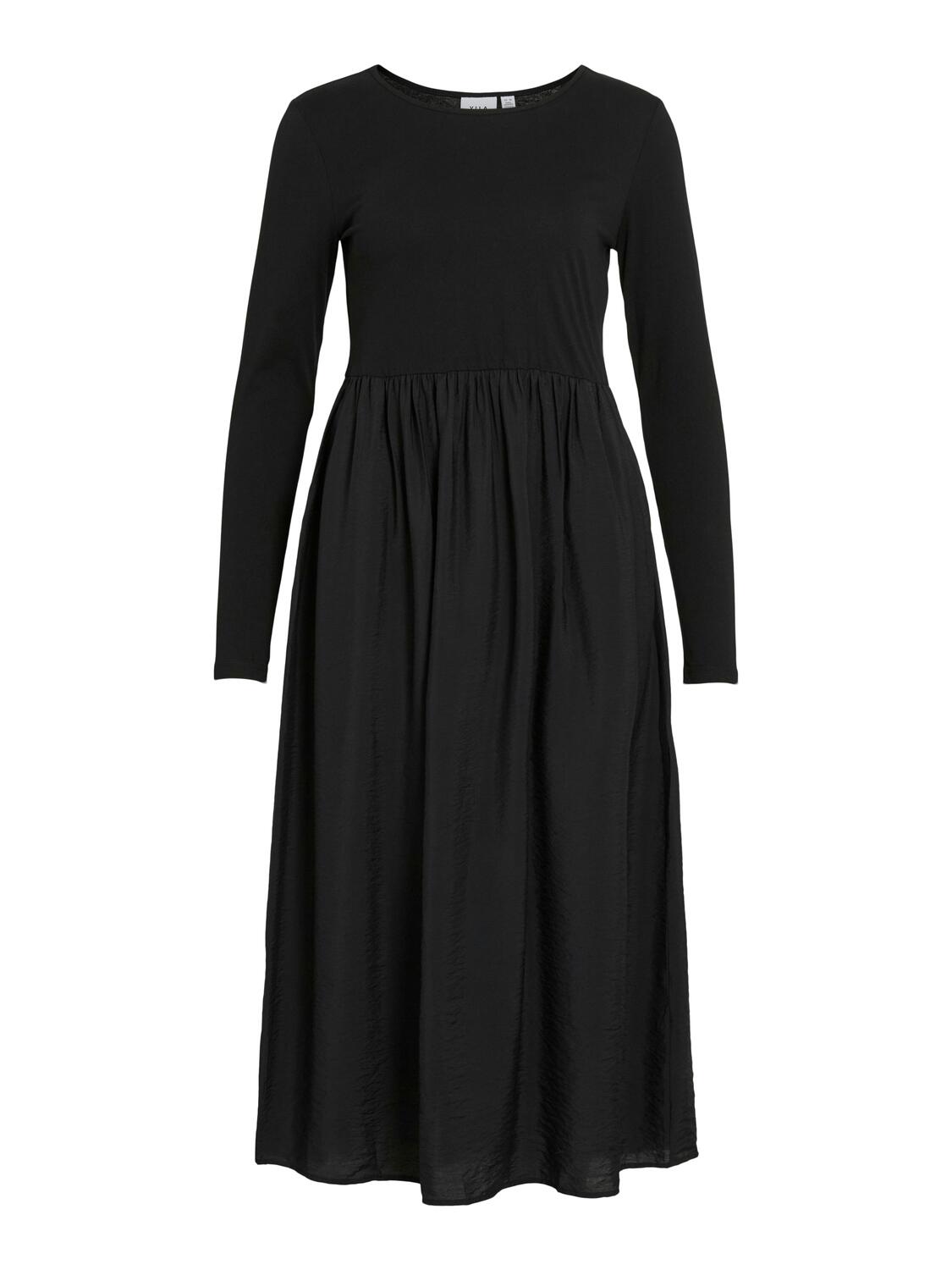Vistine midi kjole - sort