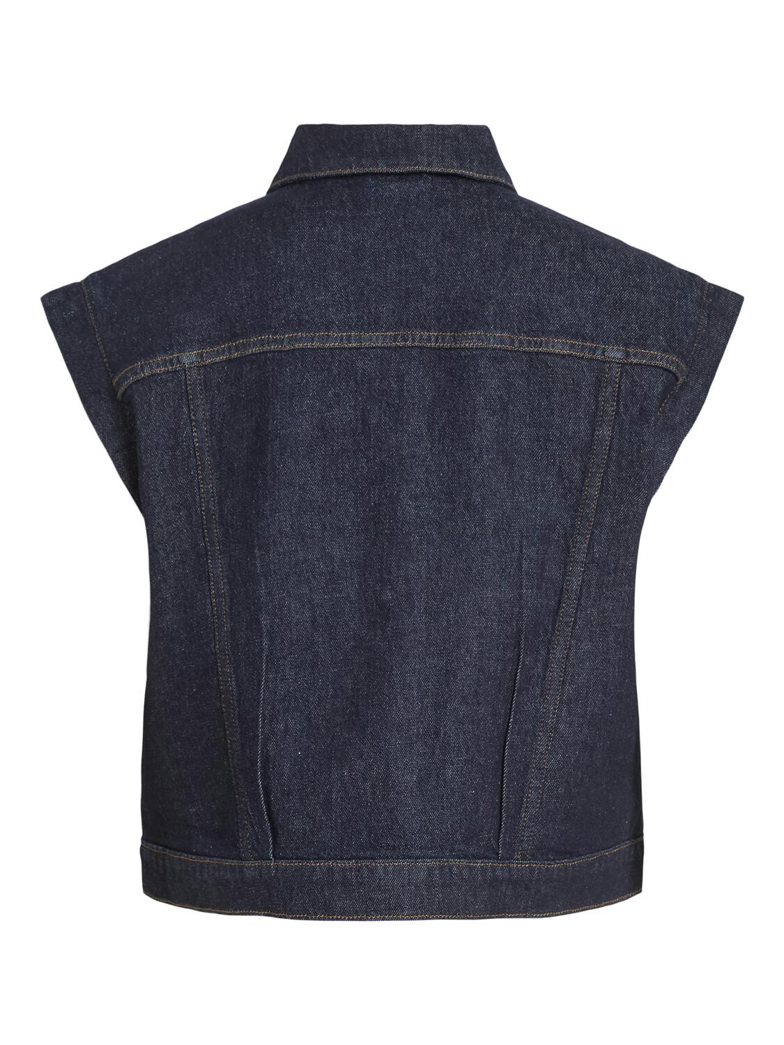 Vijaf denimvest - Dark Blue Denim