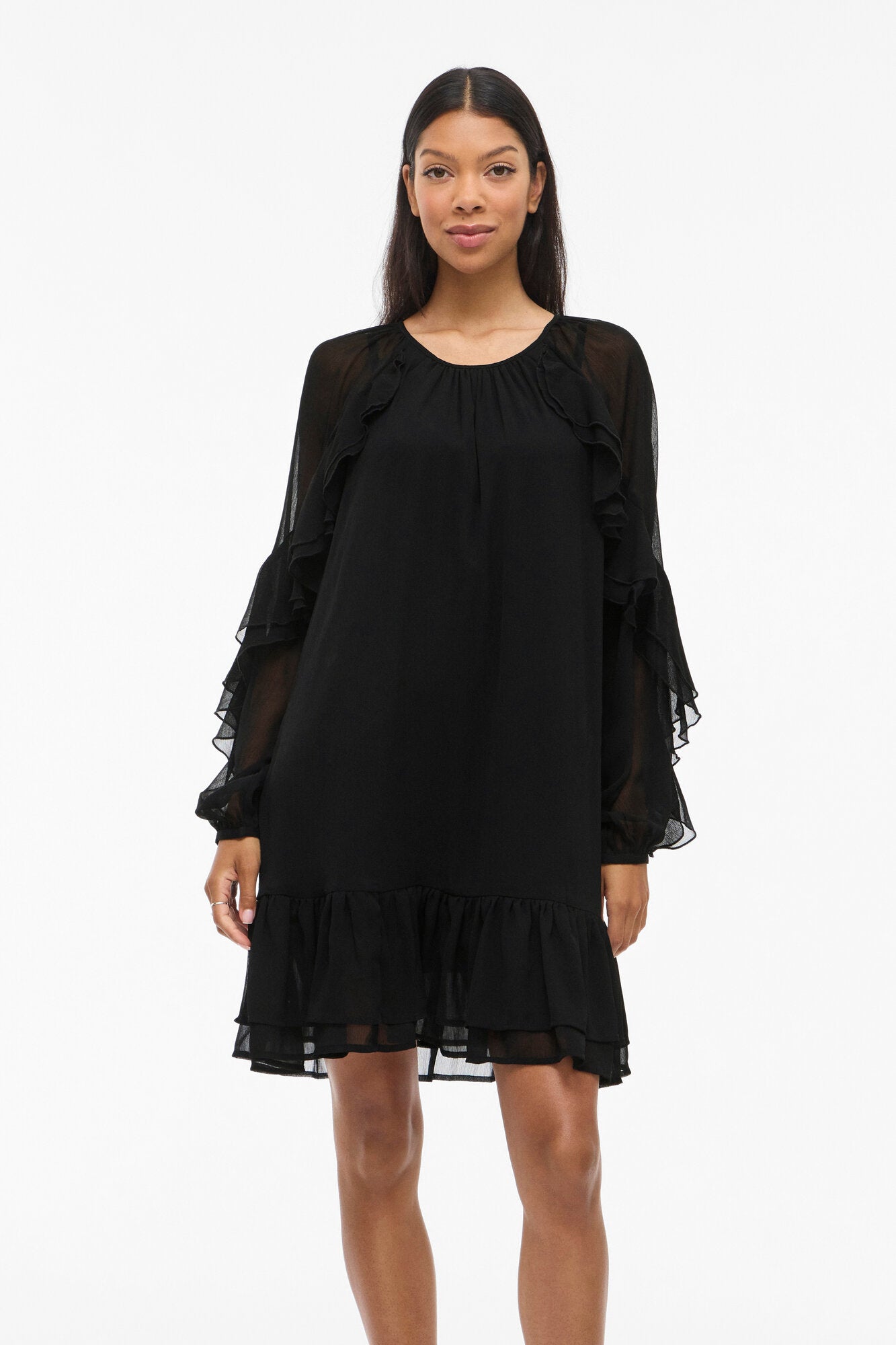 Vibinna flæse kjole - Black Beauty