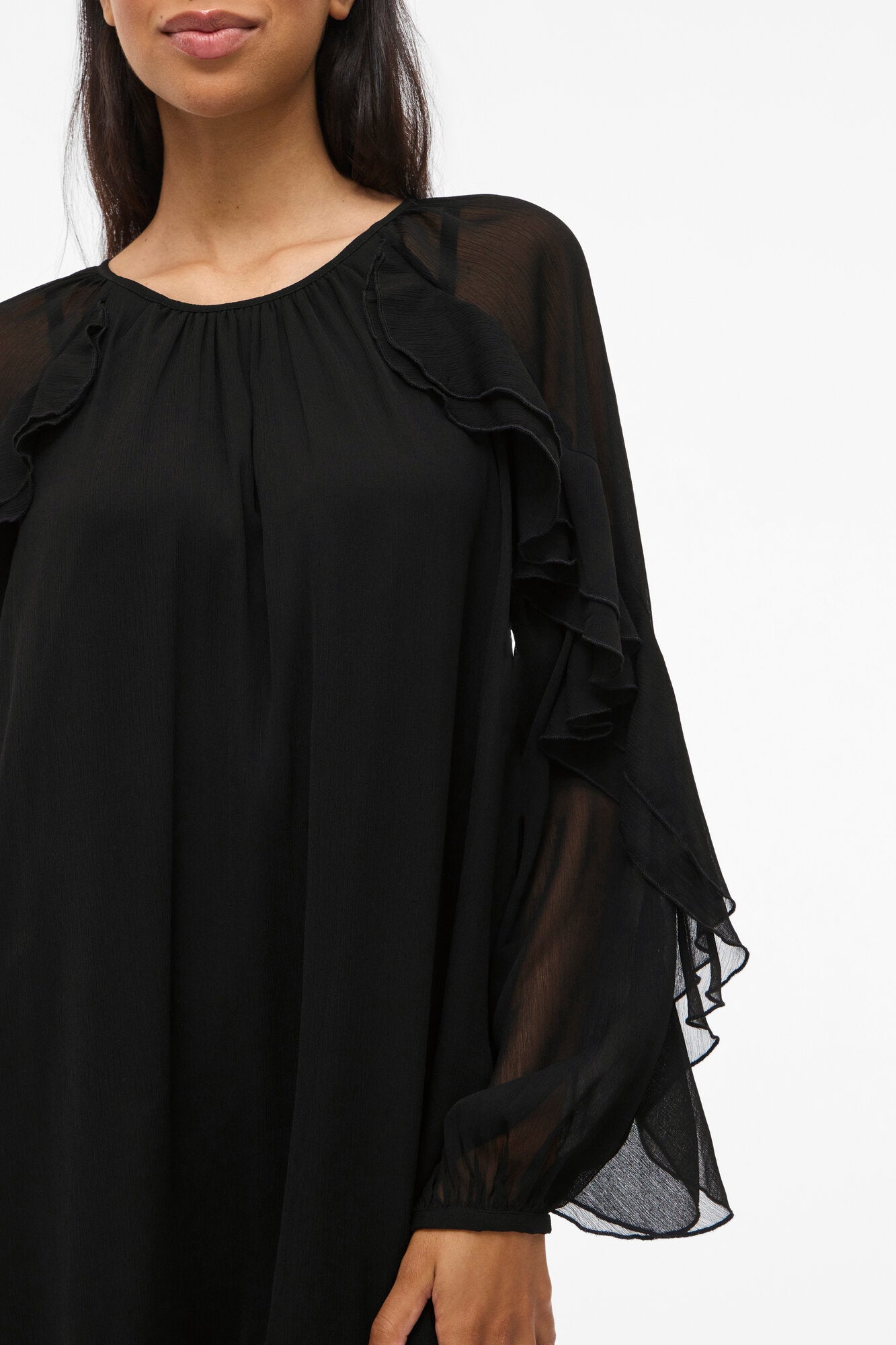 Vibinna flæse kjole - Black Beauty