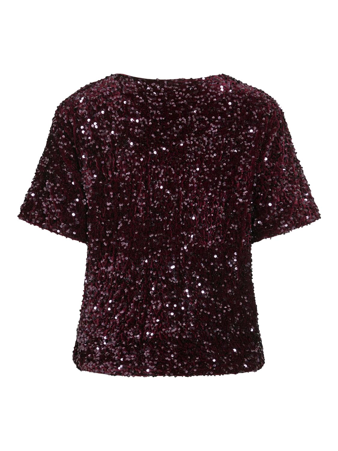 Vifaith Sequin t-shirt - Fig
