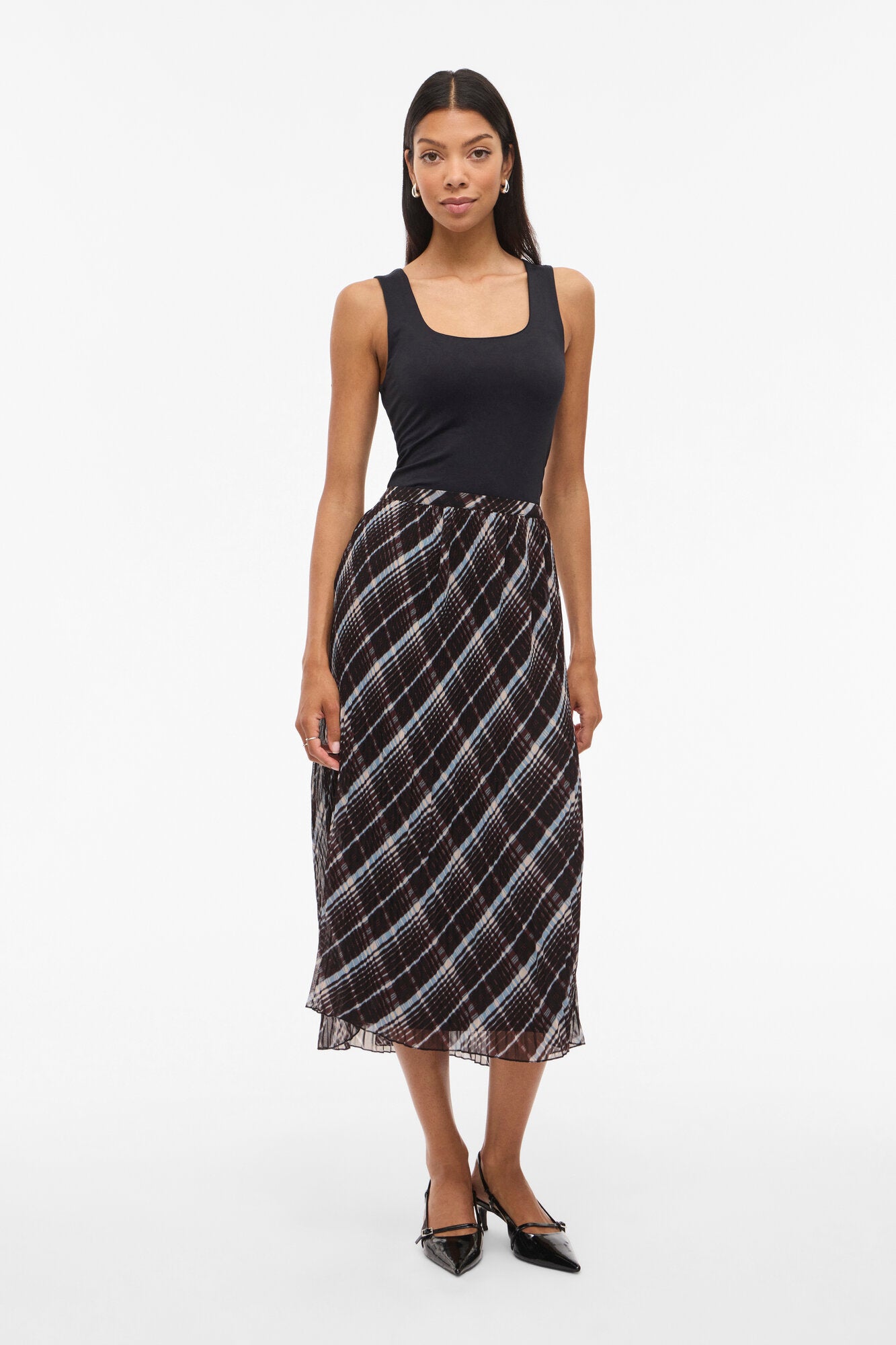 Vidaliana plisse nederdel - Black Beauty