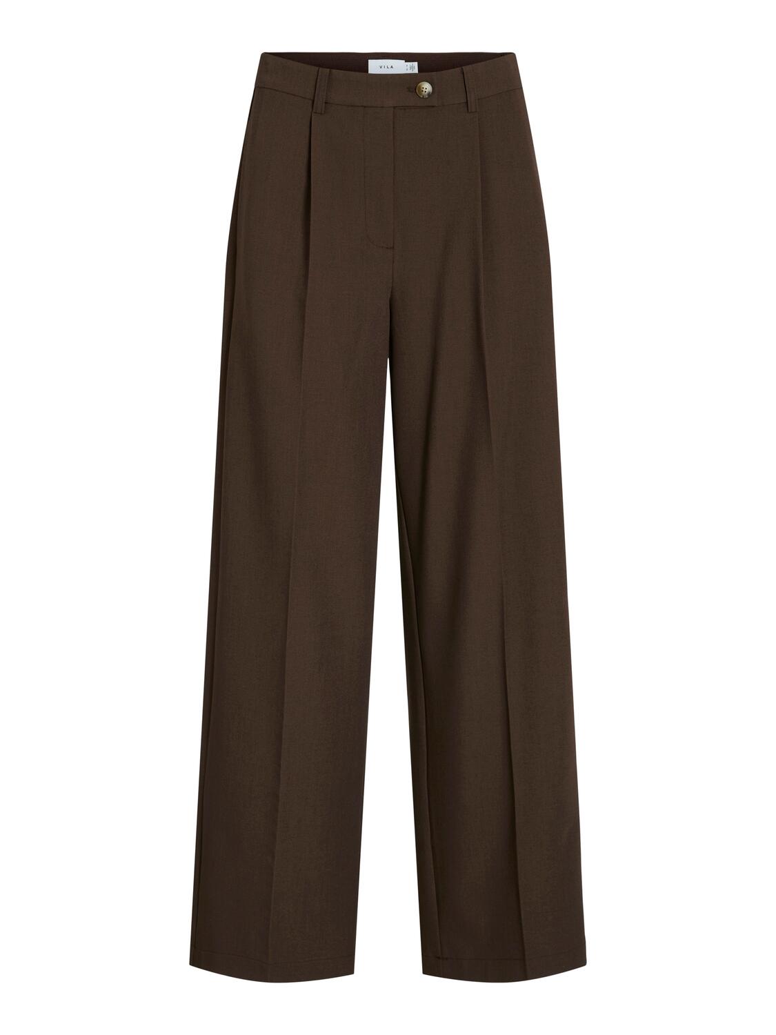 Visffe wide bukser - Coffee Bean