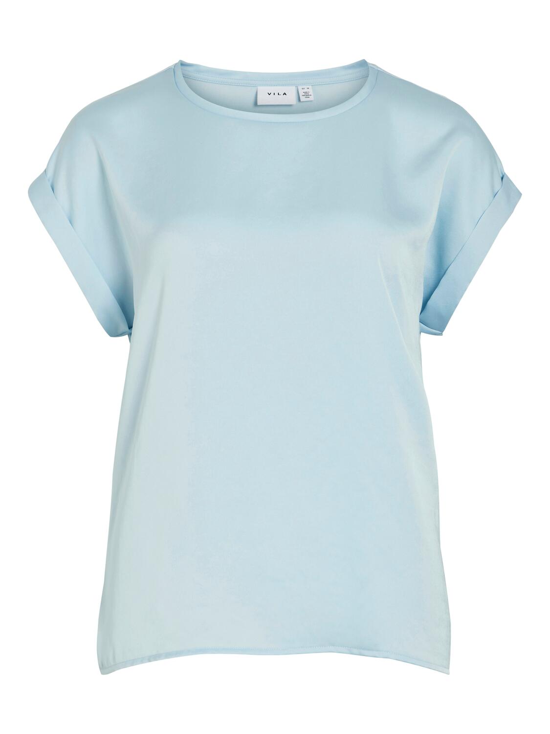 Viellette Satin top - Nantucket Breeze
