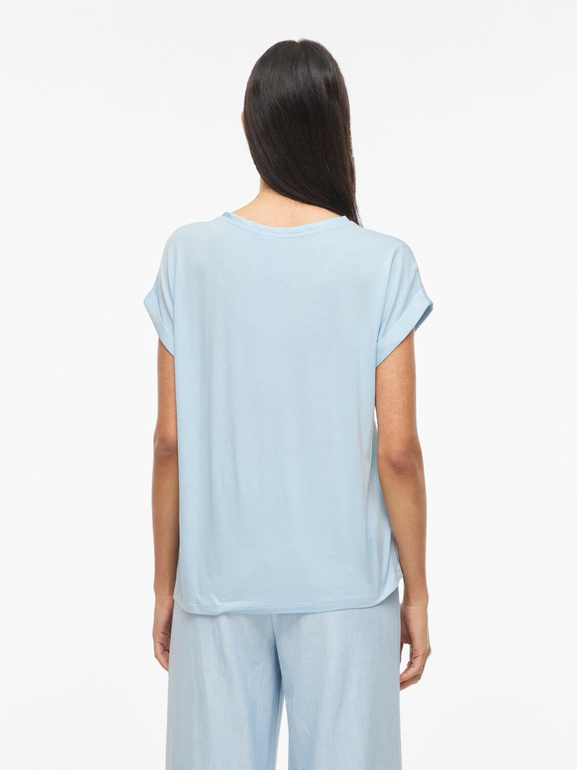 Viellette Satin top - Nantucket Breeze