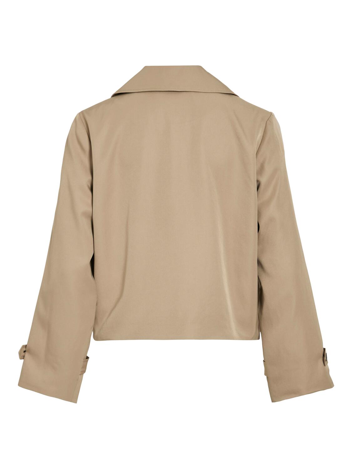 Viaddison kort trenchcoat - Savannah Tan