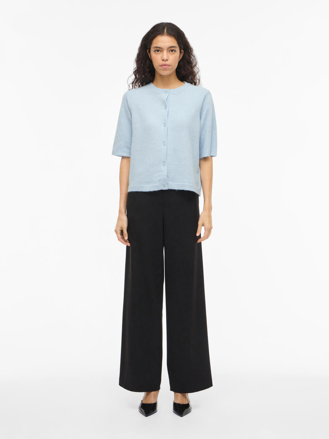 Viliga kortærmet cardigan - Nantucket Breeze