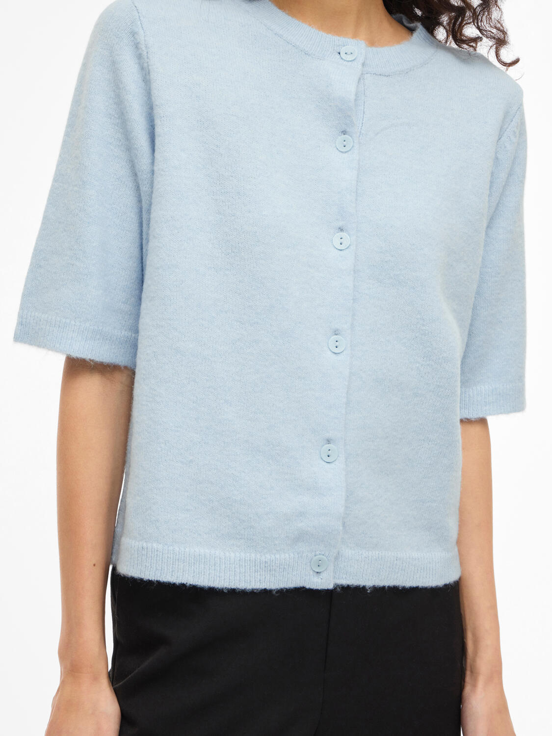 Viliga kortærmet cardigan - Nantucket Breeze