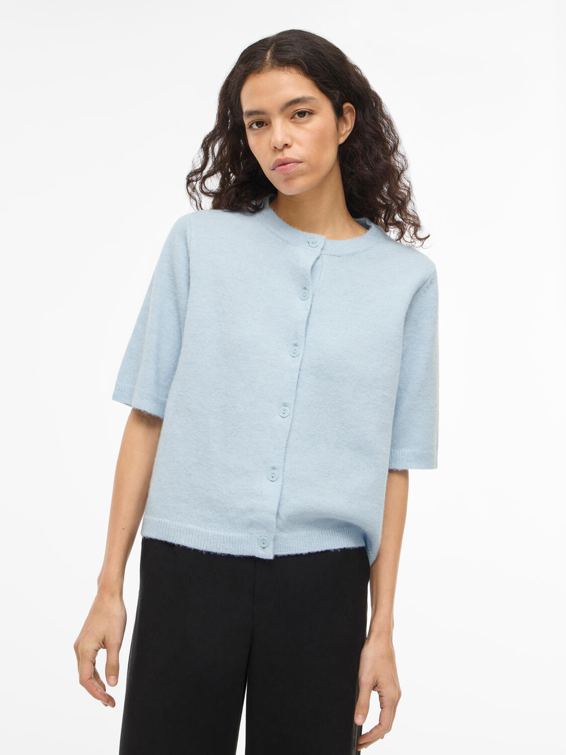 Viliga kortærmet cardigan - Nantucket Breeze